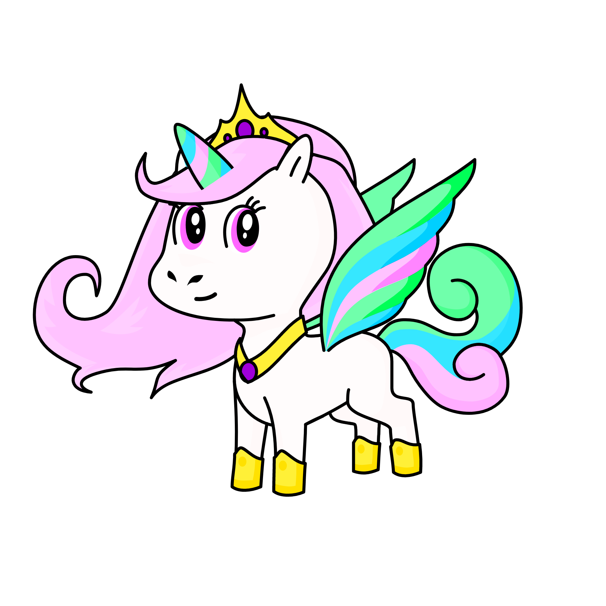 princess Celestia, the unicorn