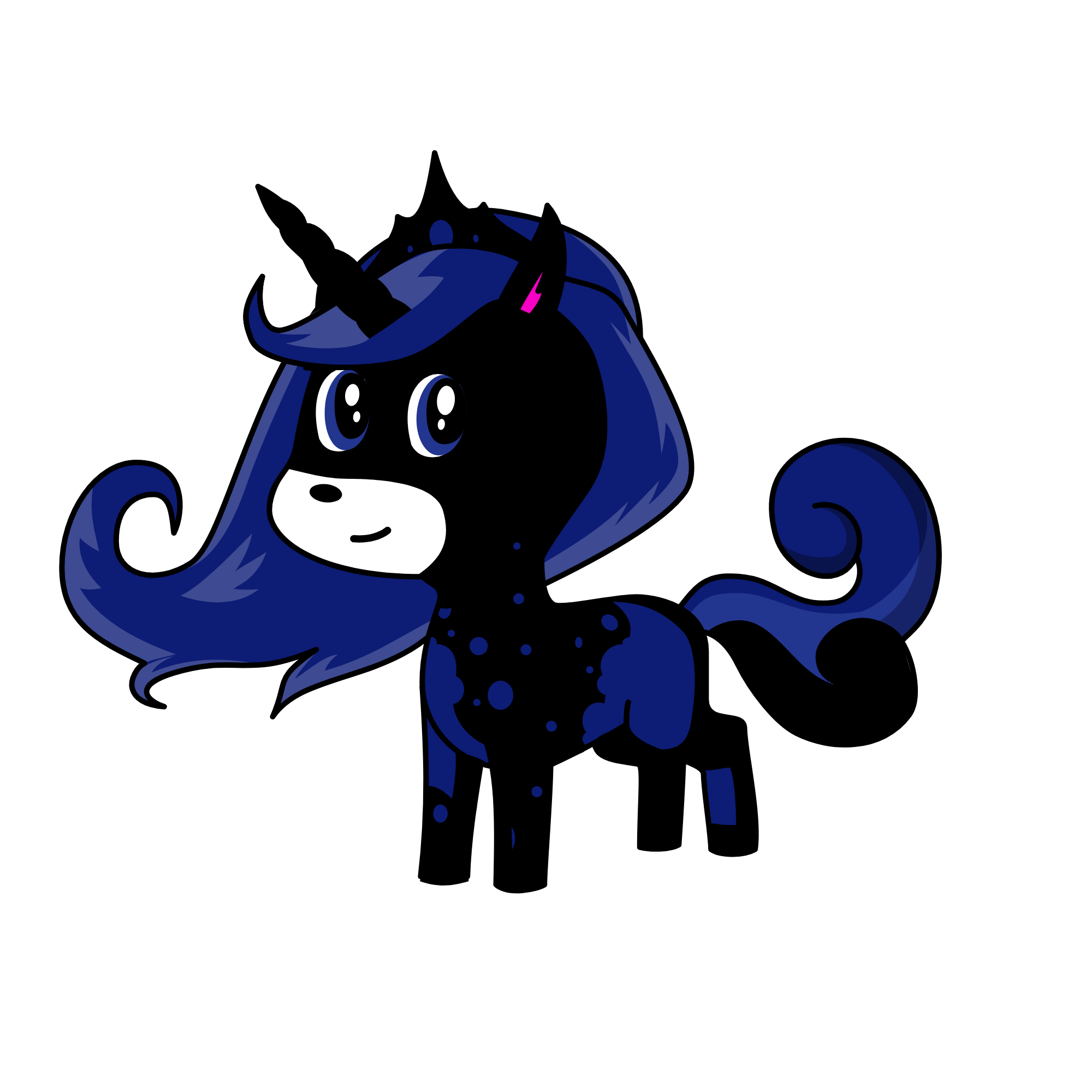 moonlight glimmer shimmer, the unicorn