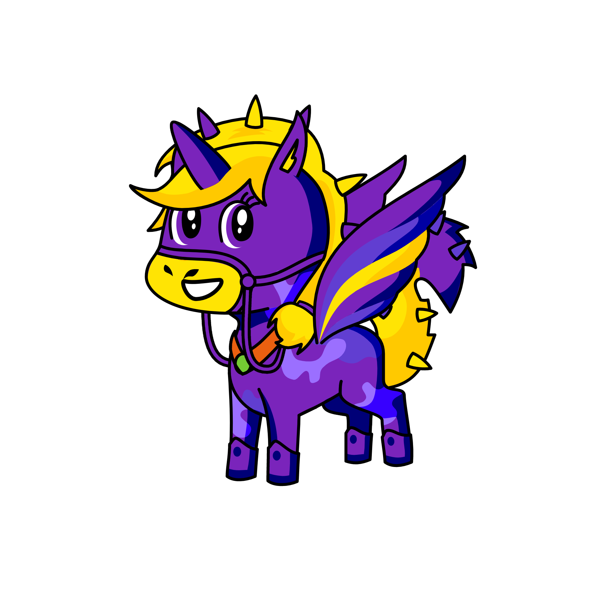 Spirit Fancy Face, the unicorn