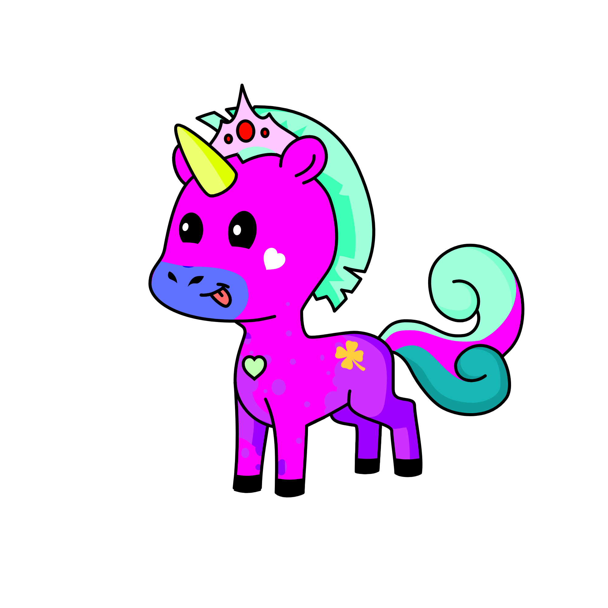 marshmallow girl!!!!!!, the unicorn
