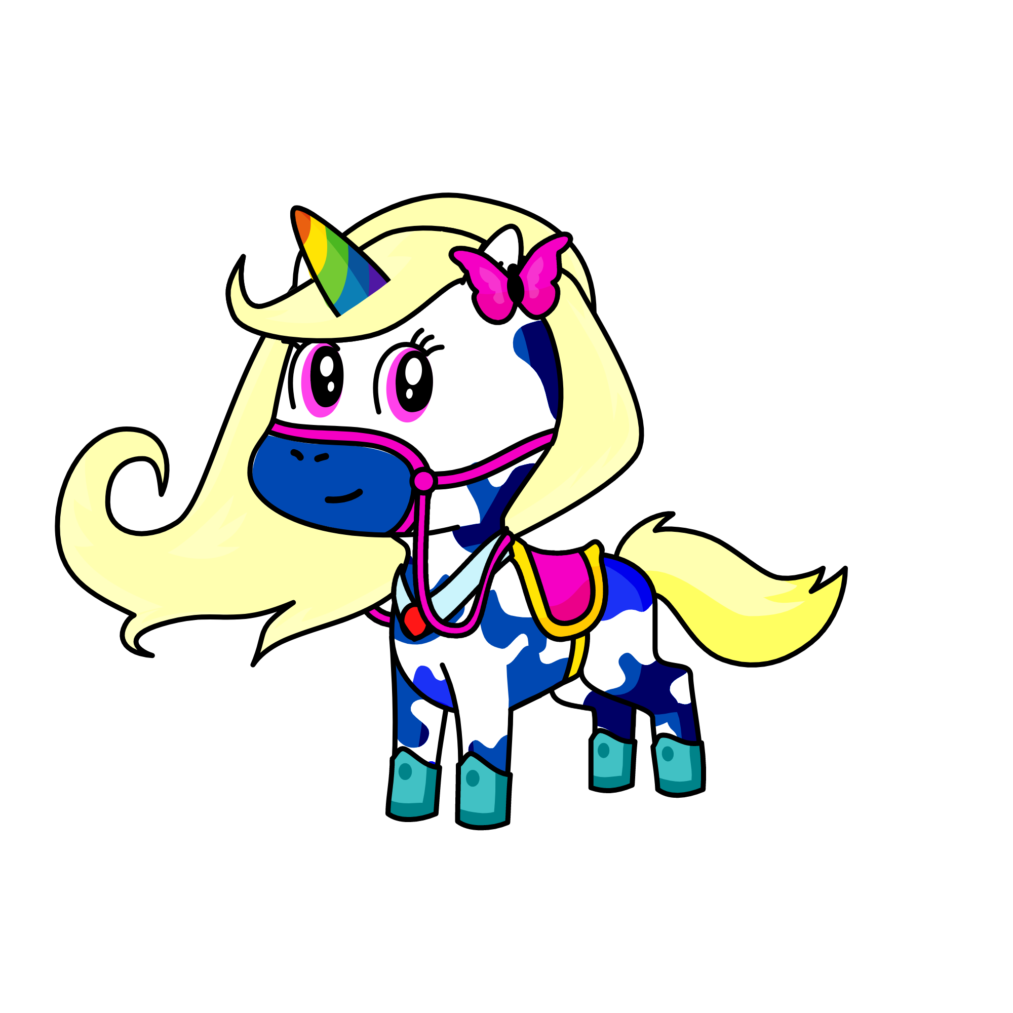 Beautiful, the unicorn