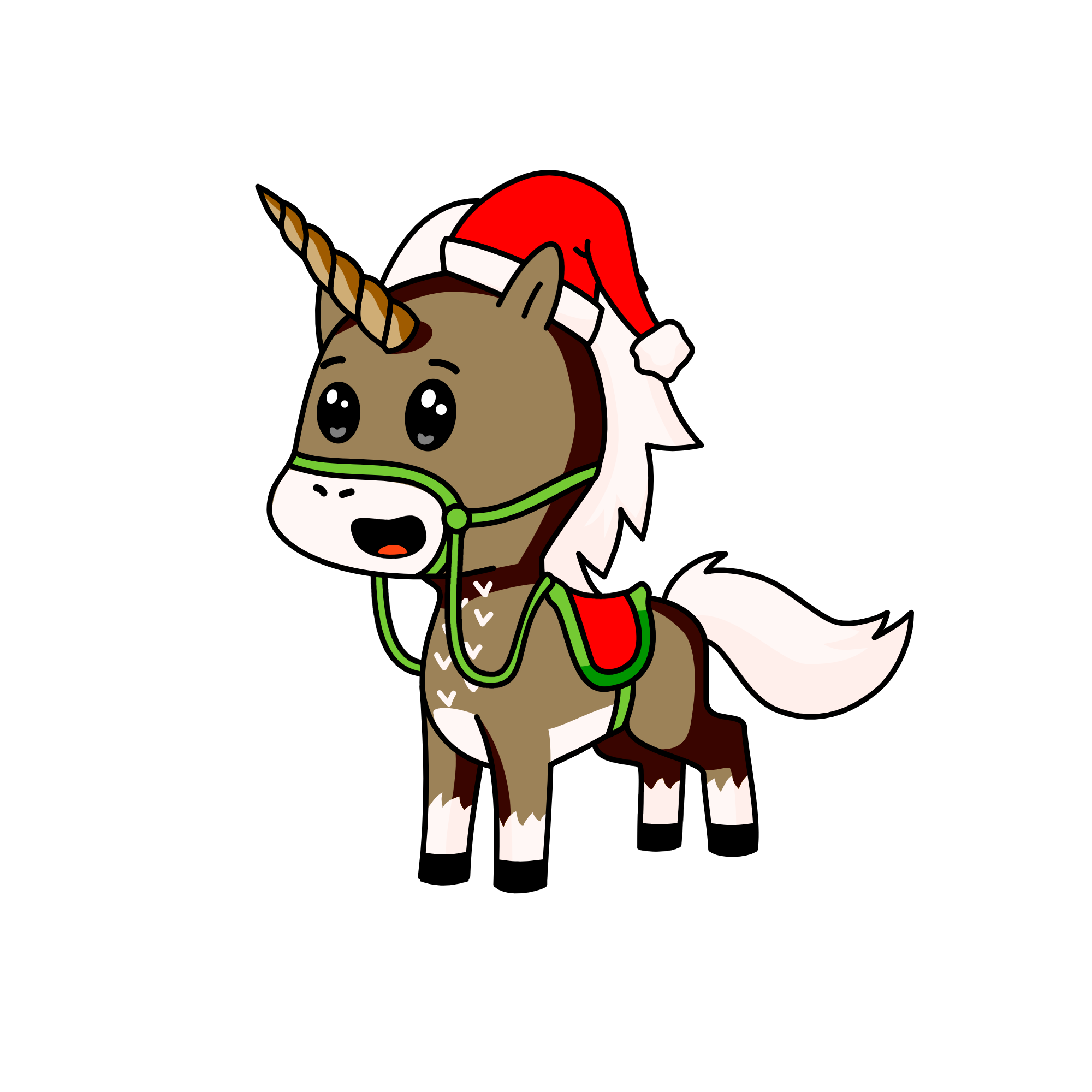 Reindeer, the unicorn