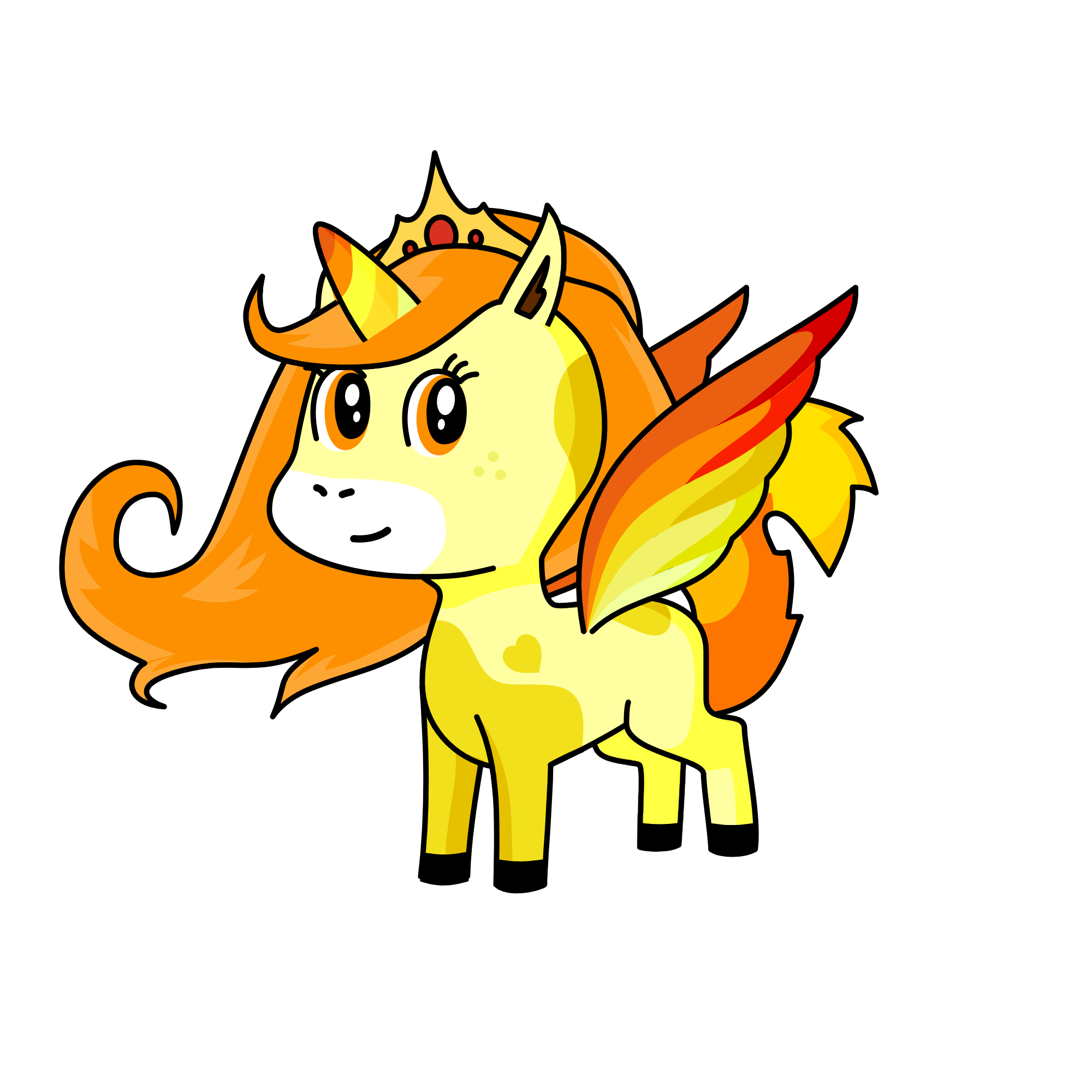  Queen Sunshine, the unicorn