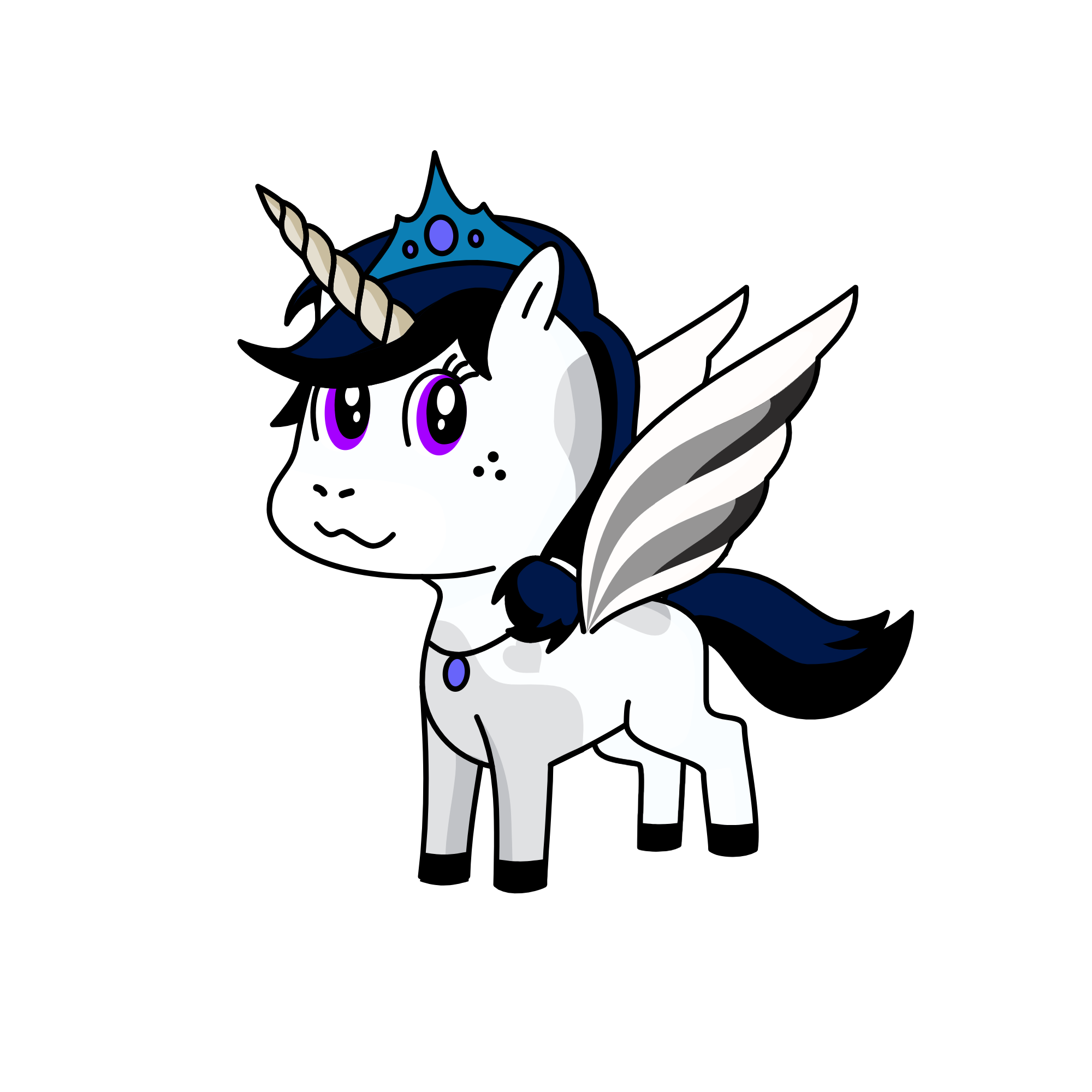 Moonlight, the unicorn