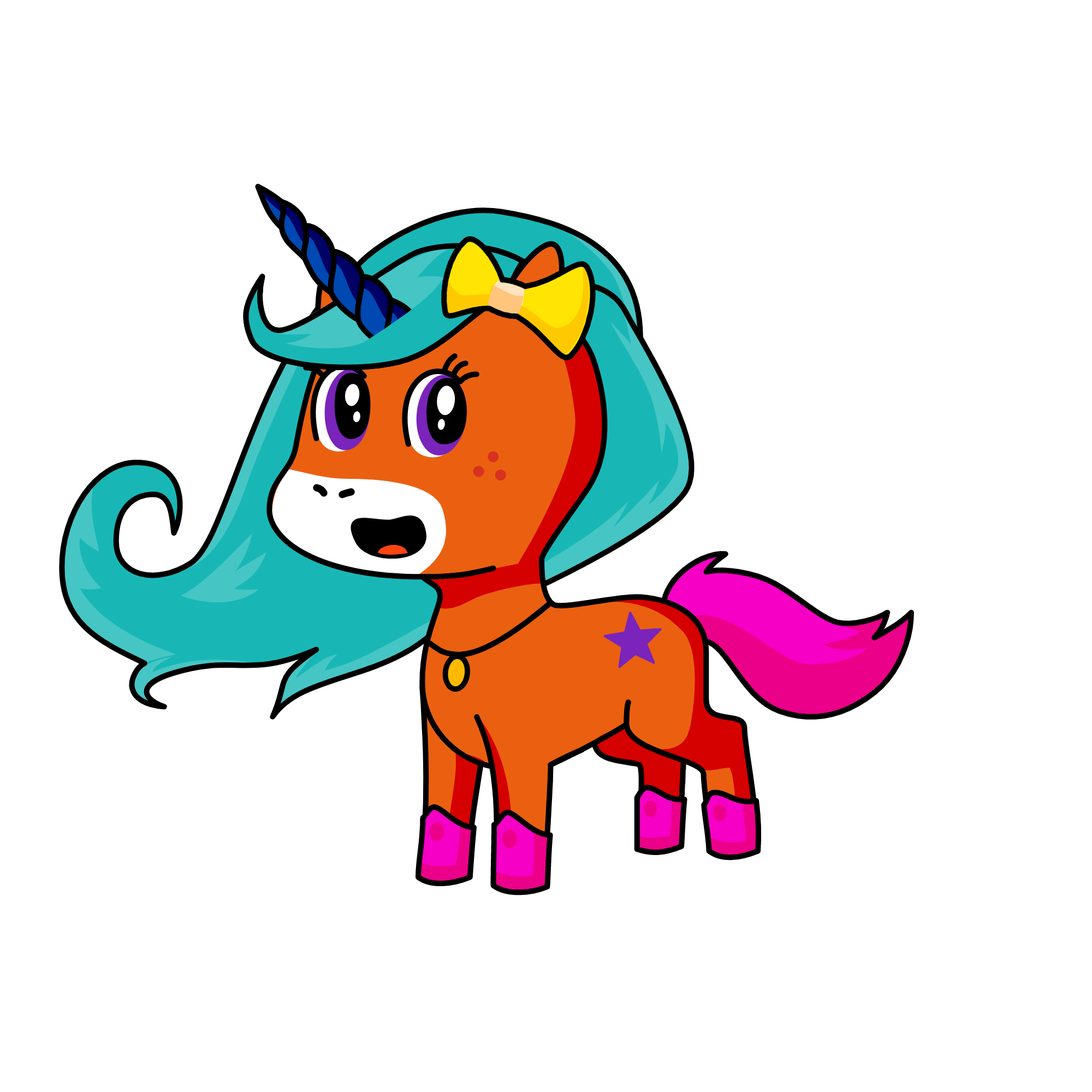 rainbow, the unicorn