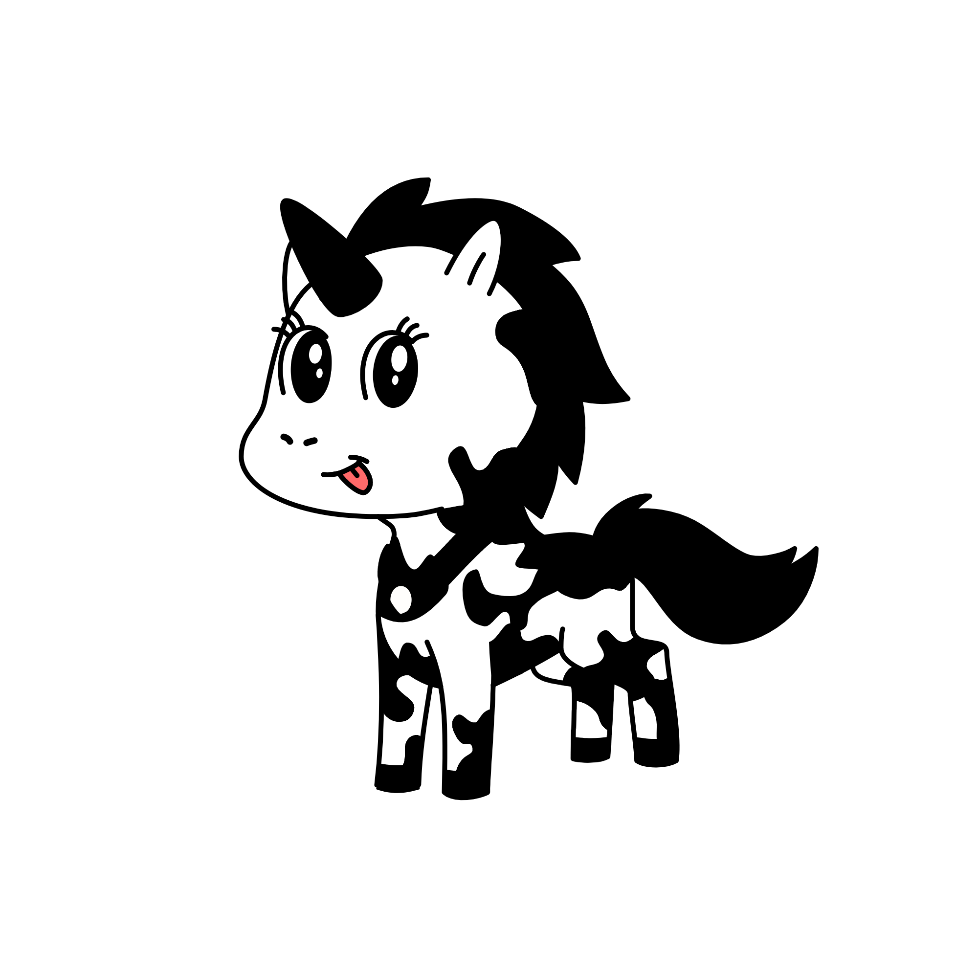 Zebra, the unicorn