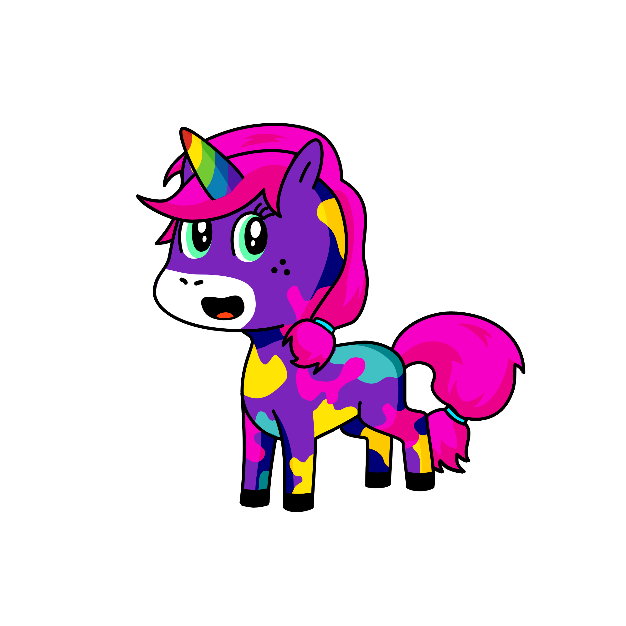 kk, the unicorn