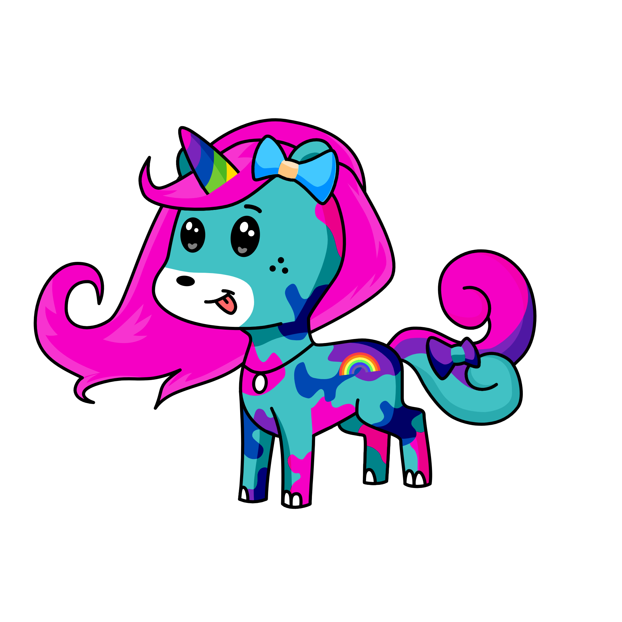 rainbow, the unicorn