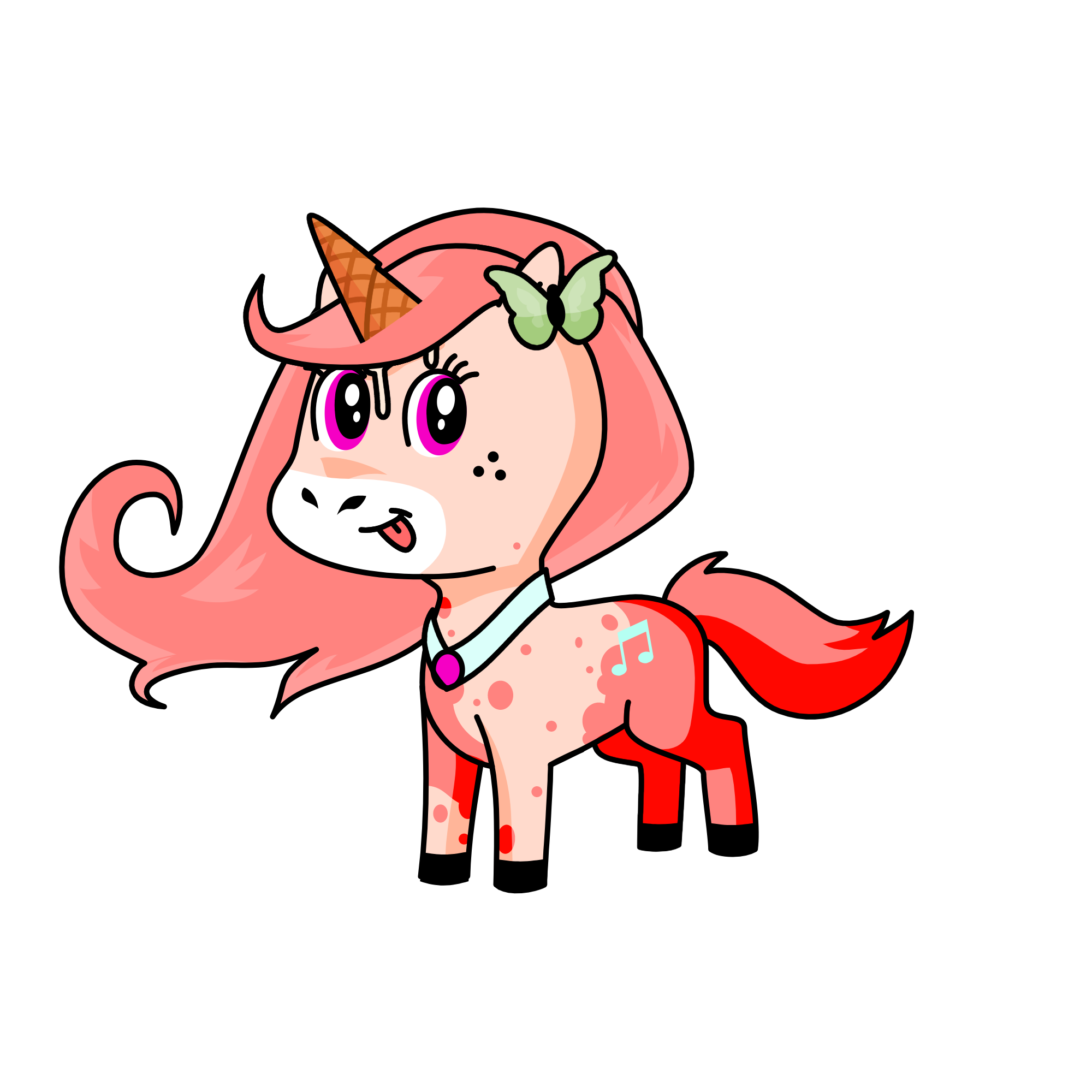 Ice-cream Rocks, the unicorn