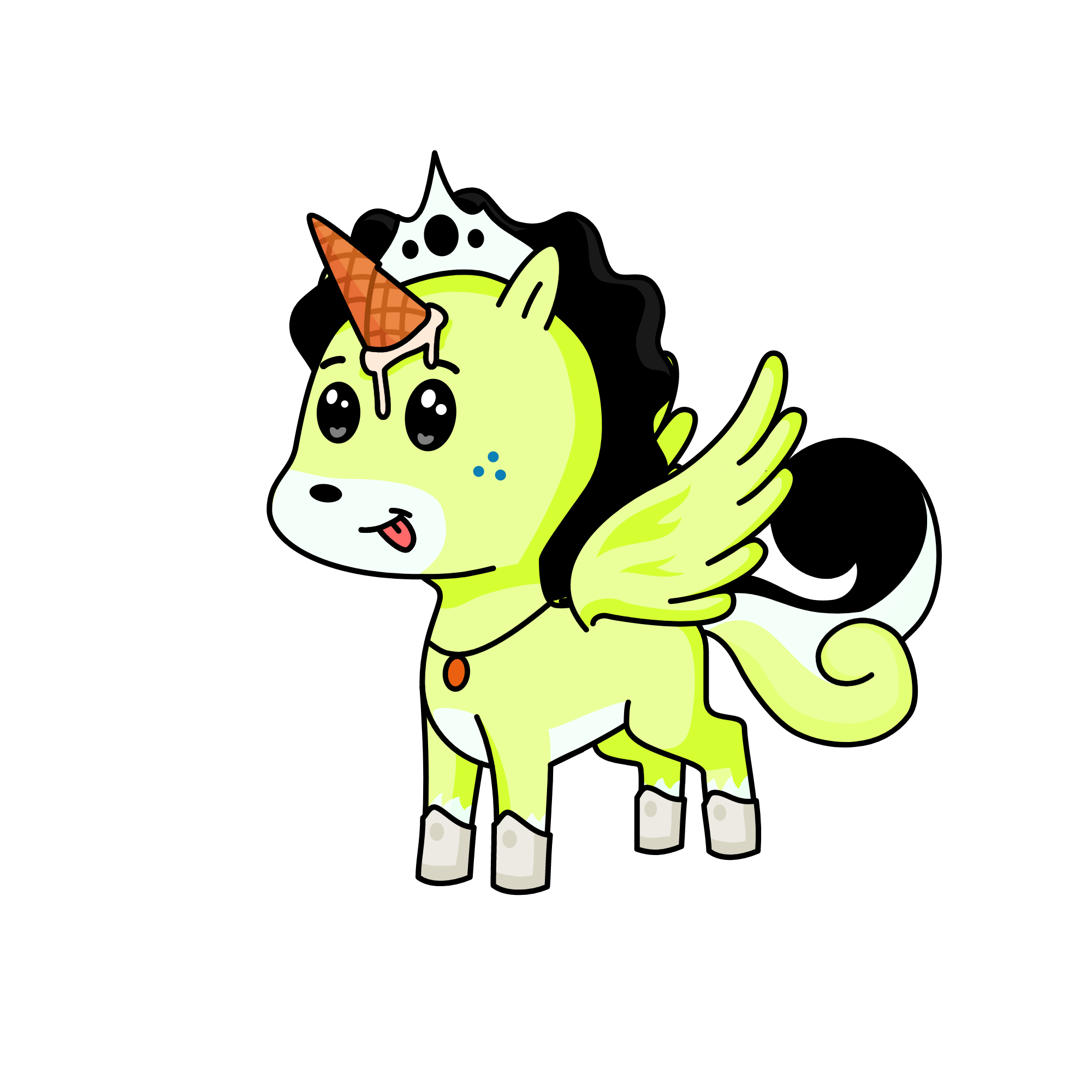 Icey, the unicorn
