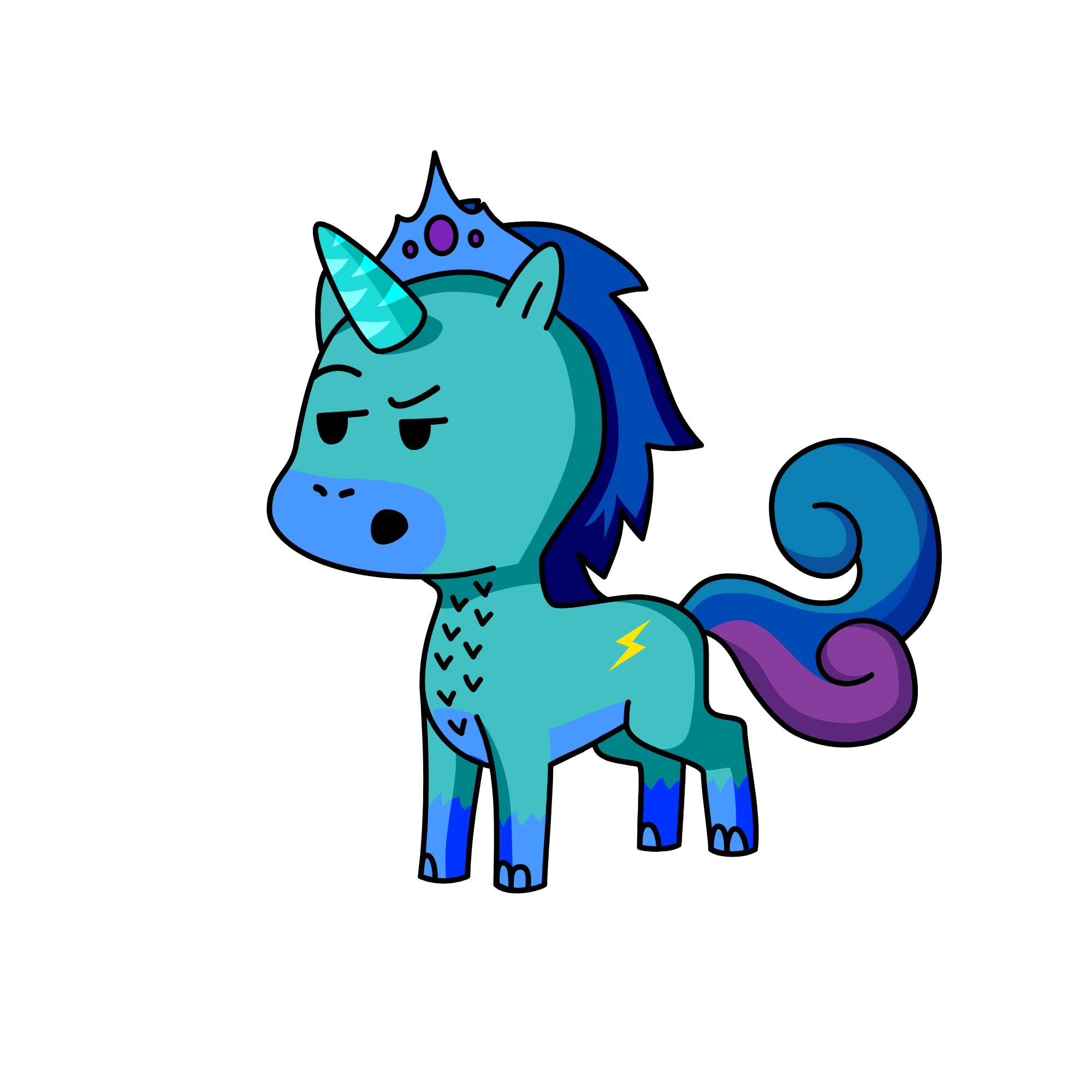 princess sky , the unicorn