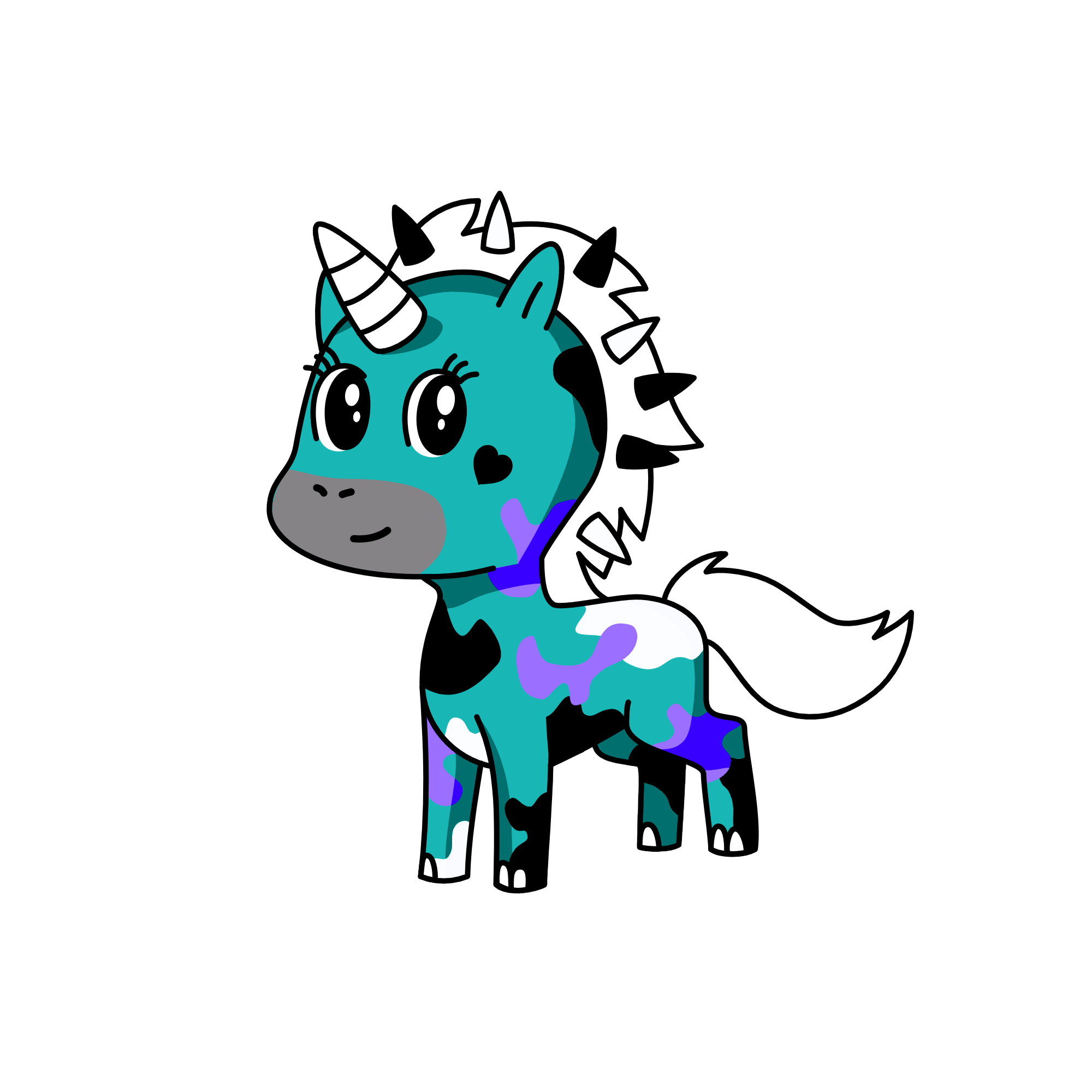 dark night, the unicorn
