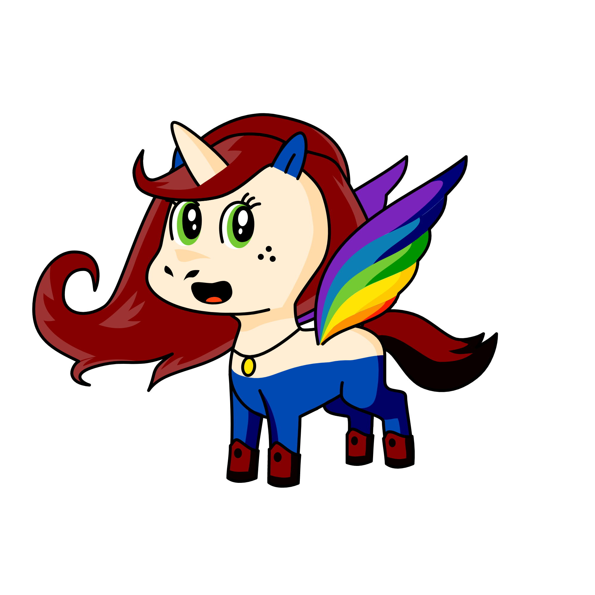Mom, the unicorn