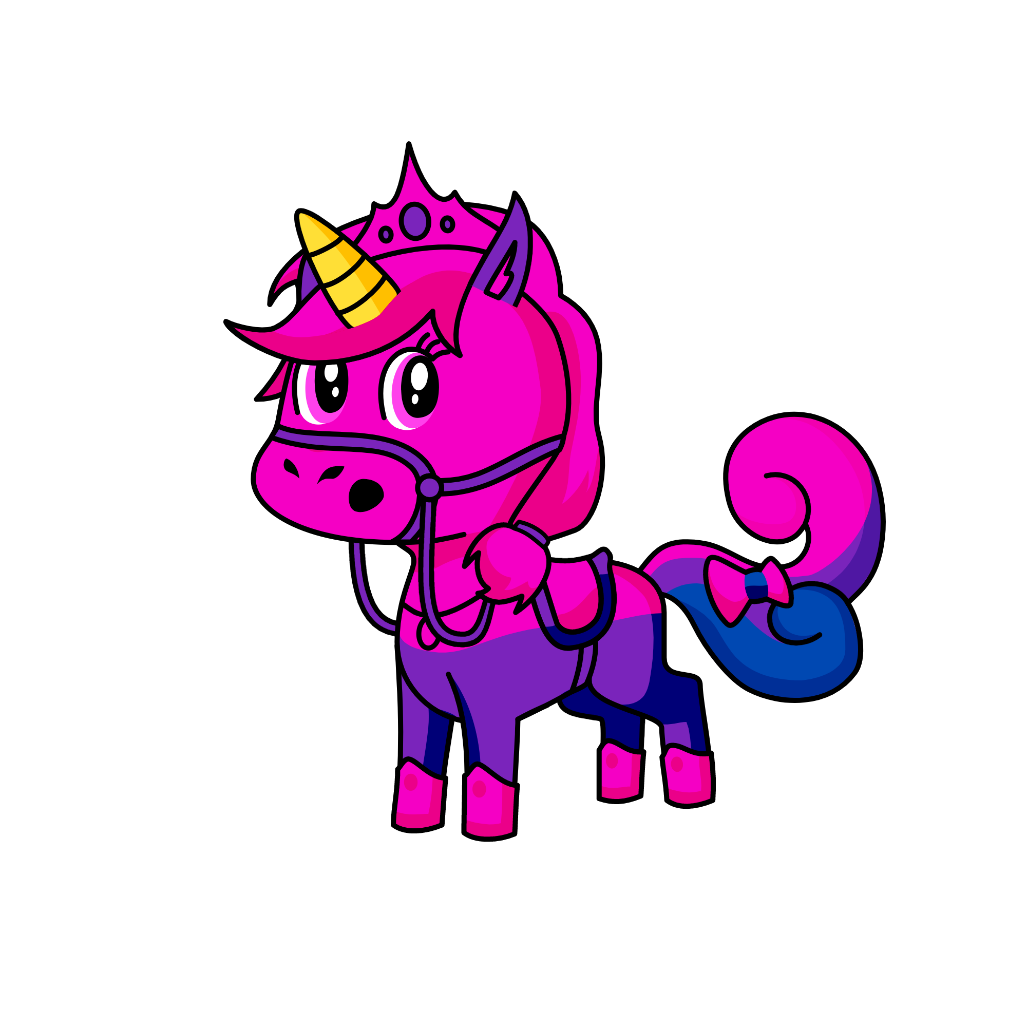 Pinky!, the unicorn