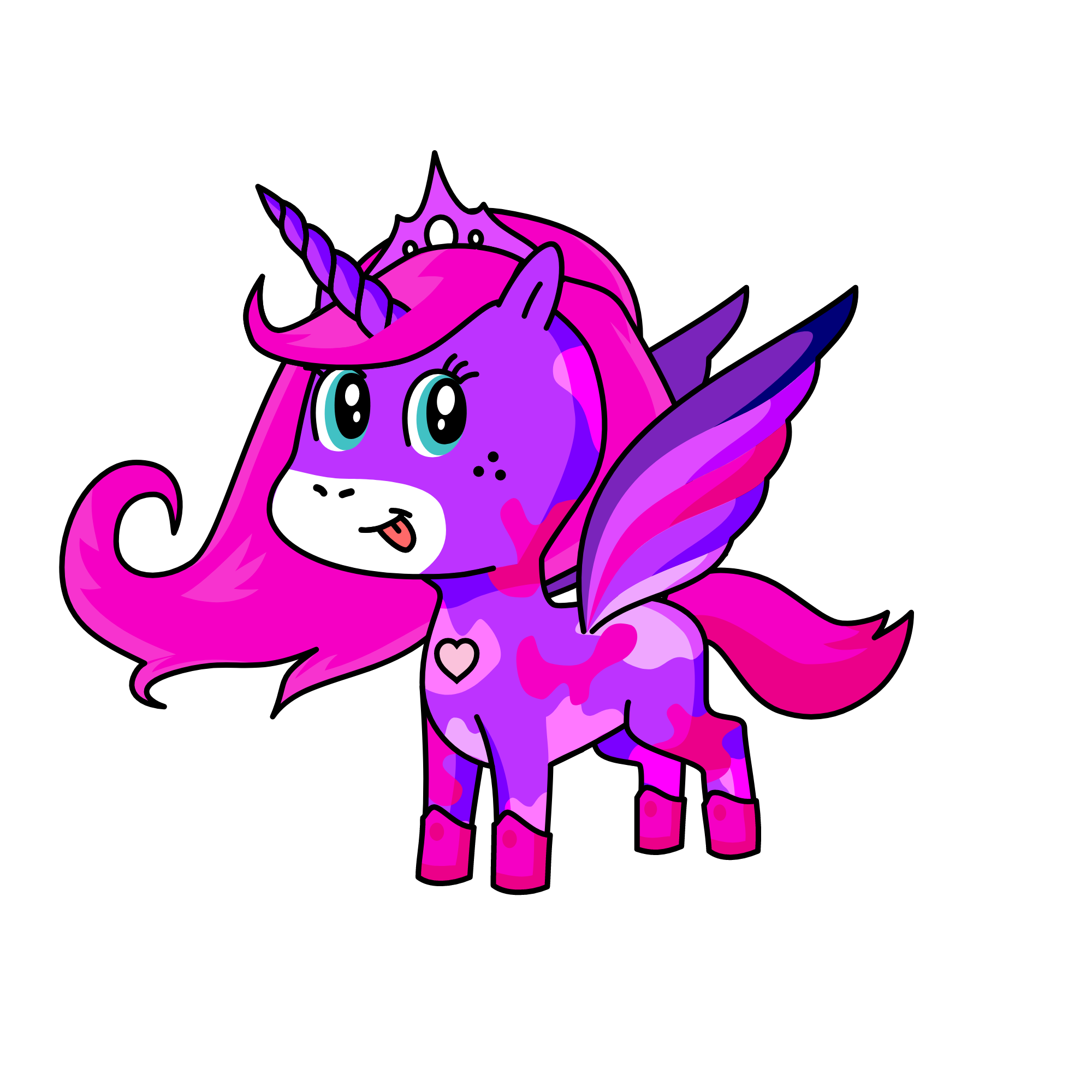 PRİNCES GİRLS, the unicorn