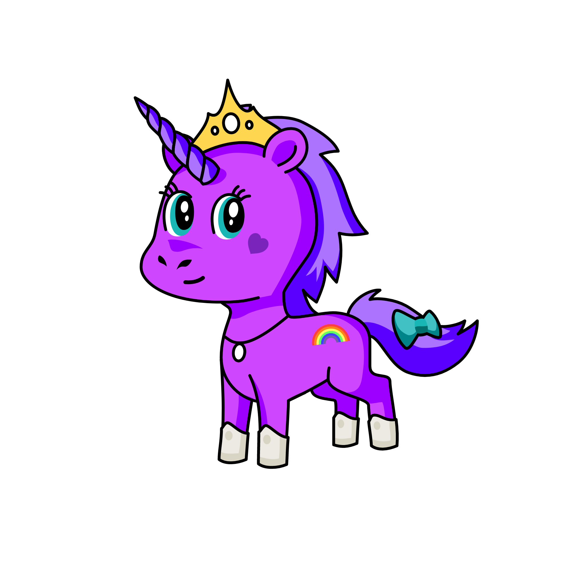 violette , the unicorn