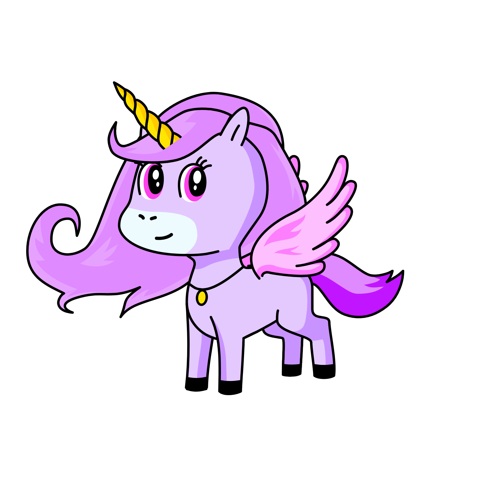 lavander, the unicorn