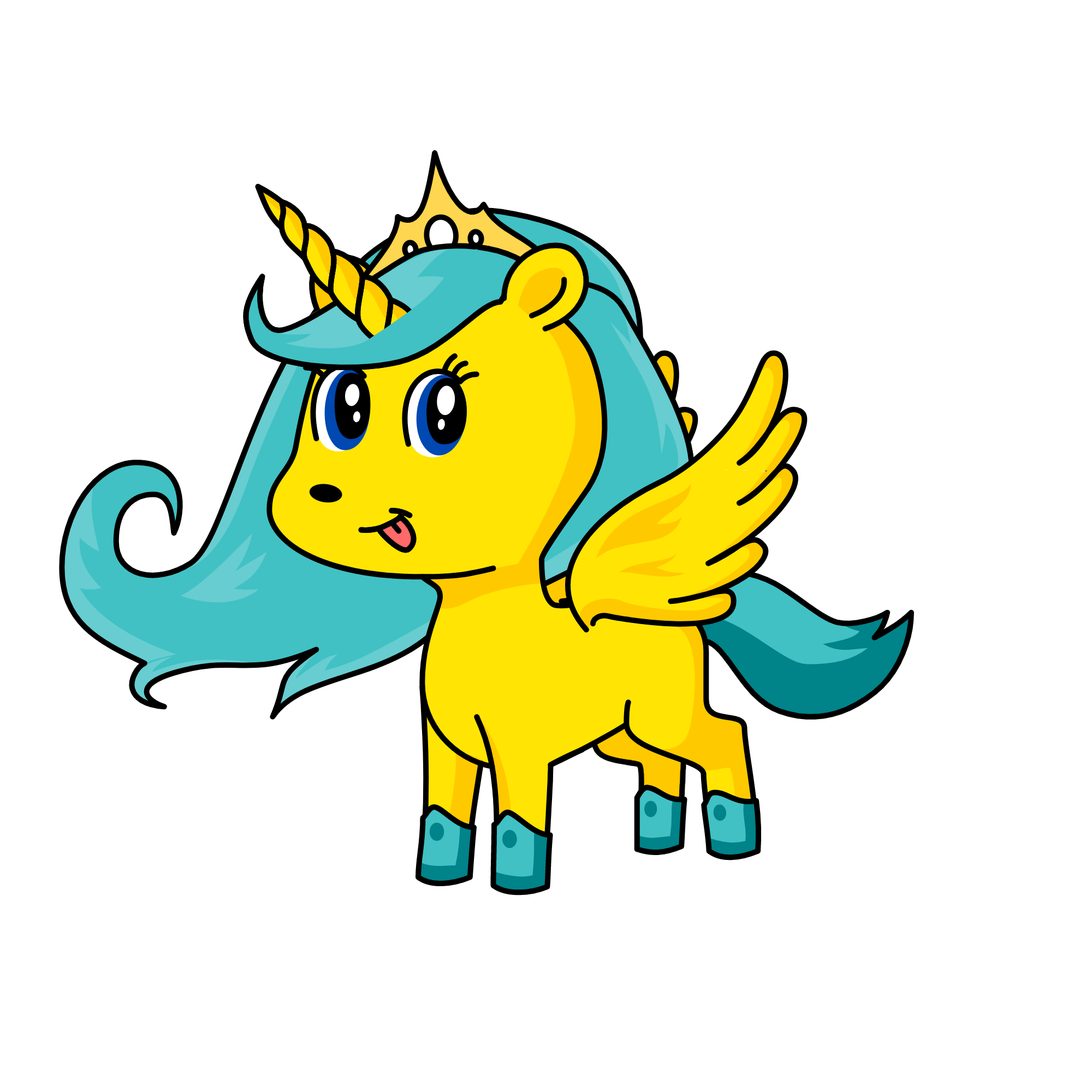 Qeen light/ Qeen of the light and day, the unicorn