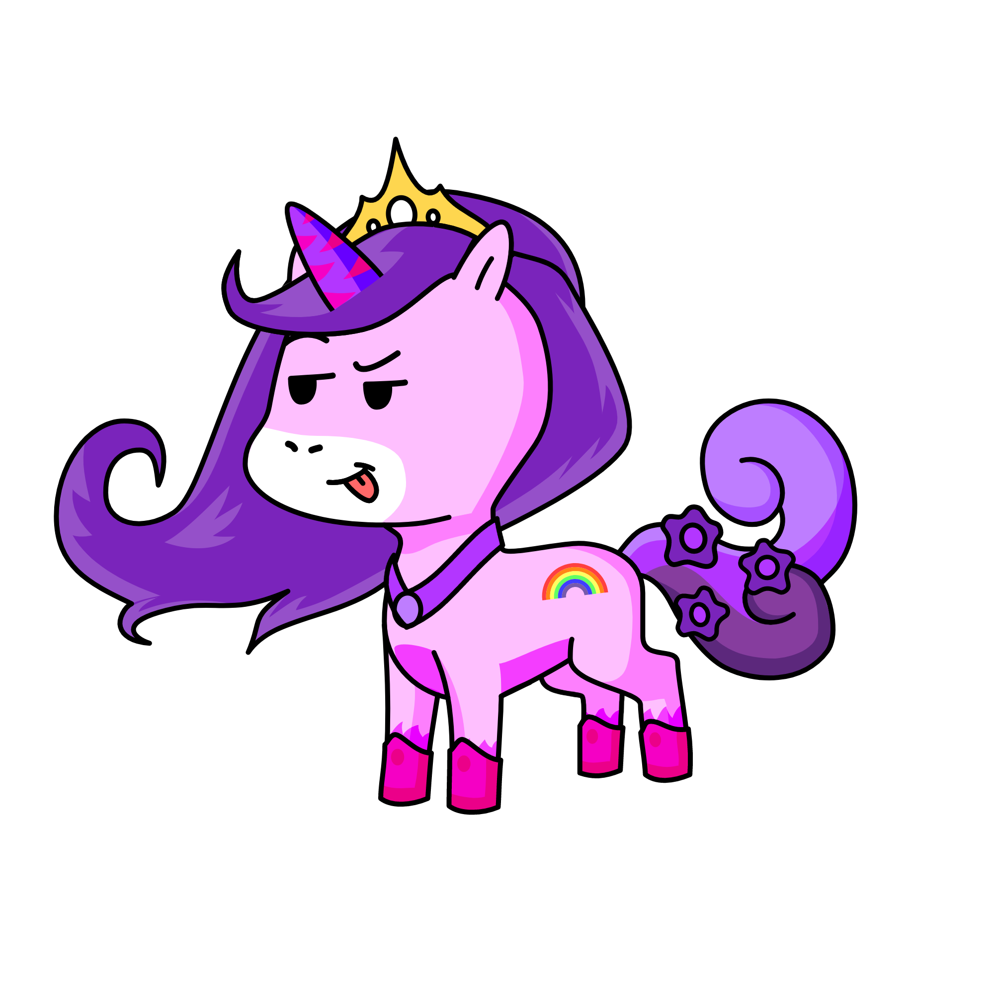 princess candy, the unicorn