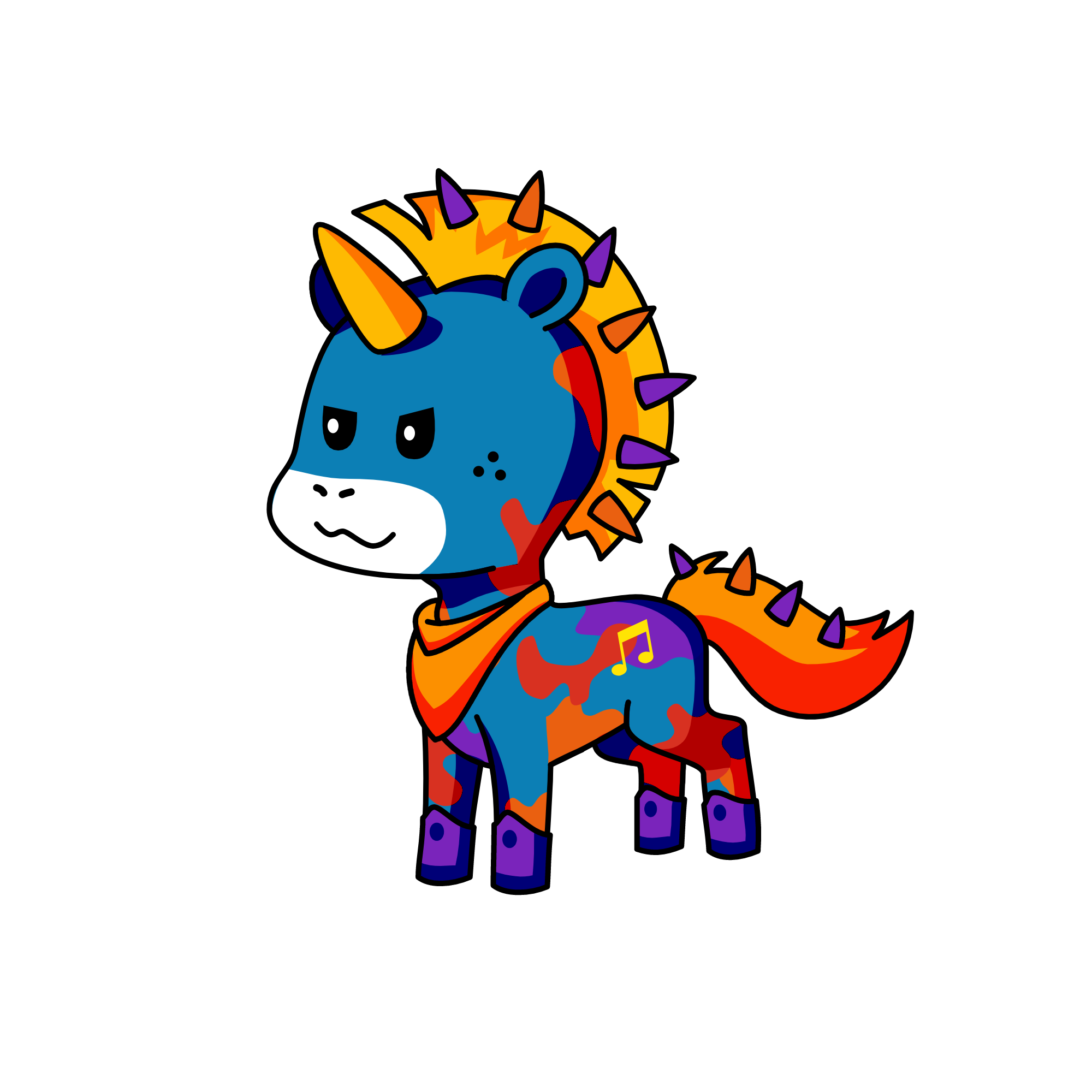 Spike, the unicorn