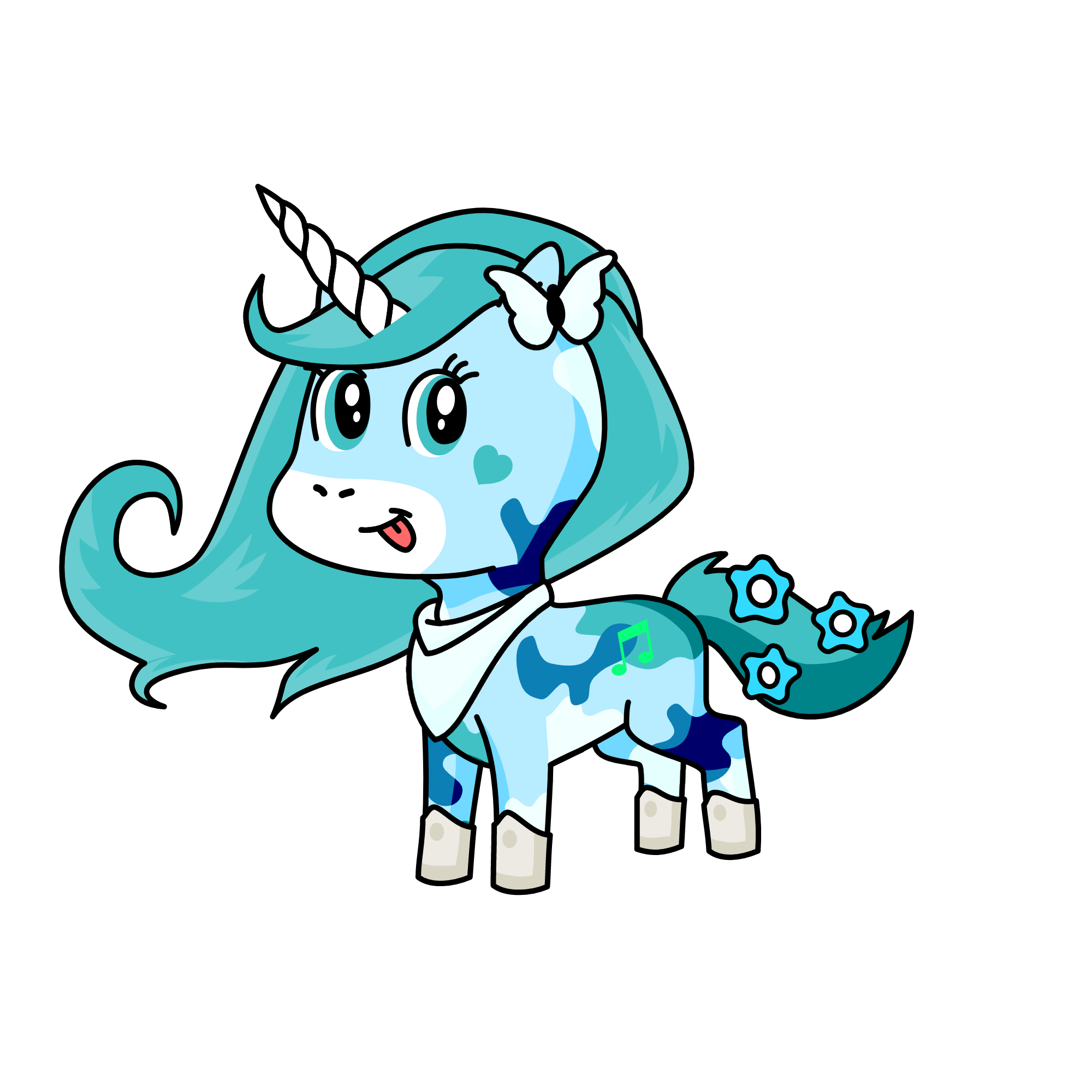 Snowy, the unicorn