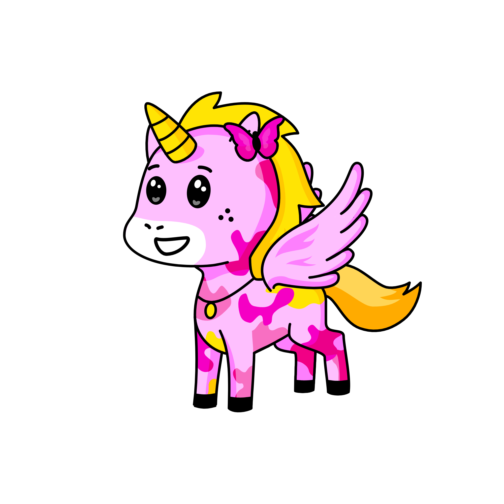 Pixie, the unicorn