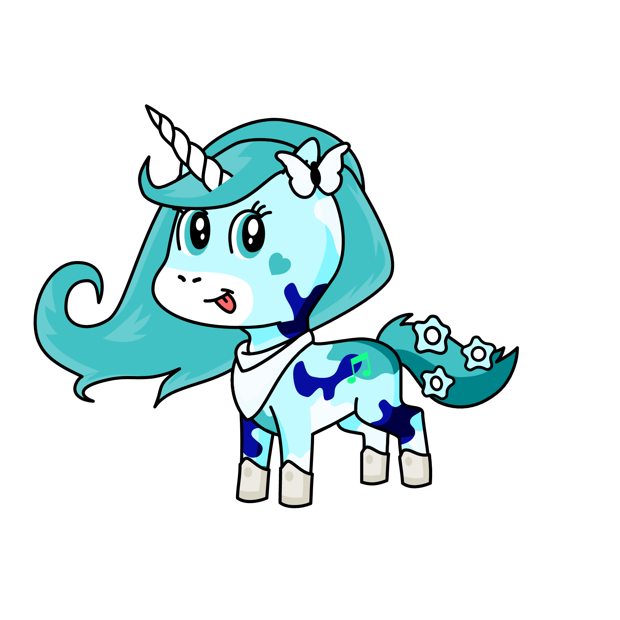 Snowy, the unicorn