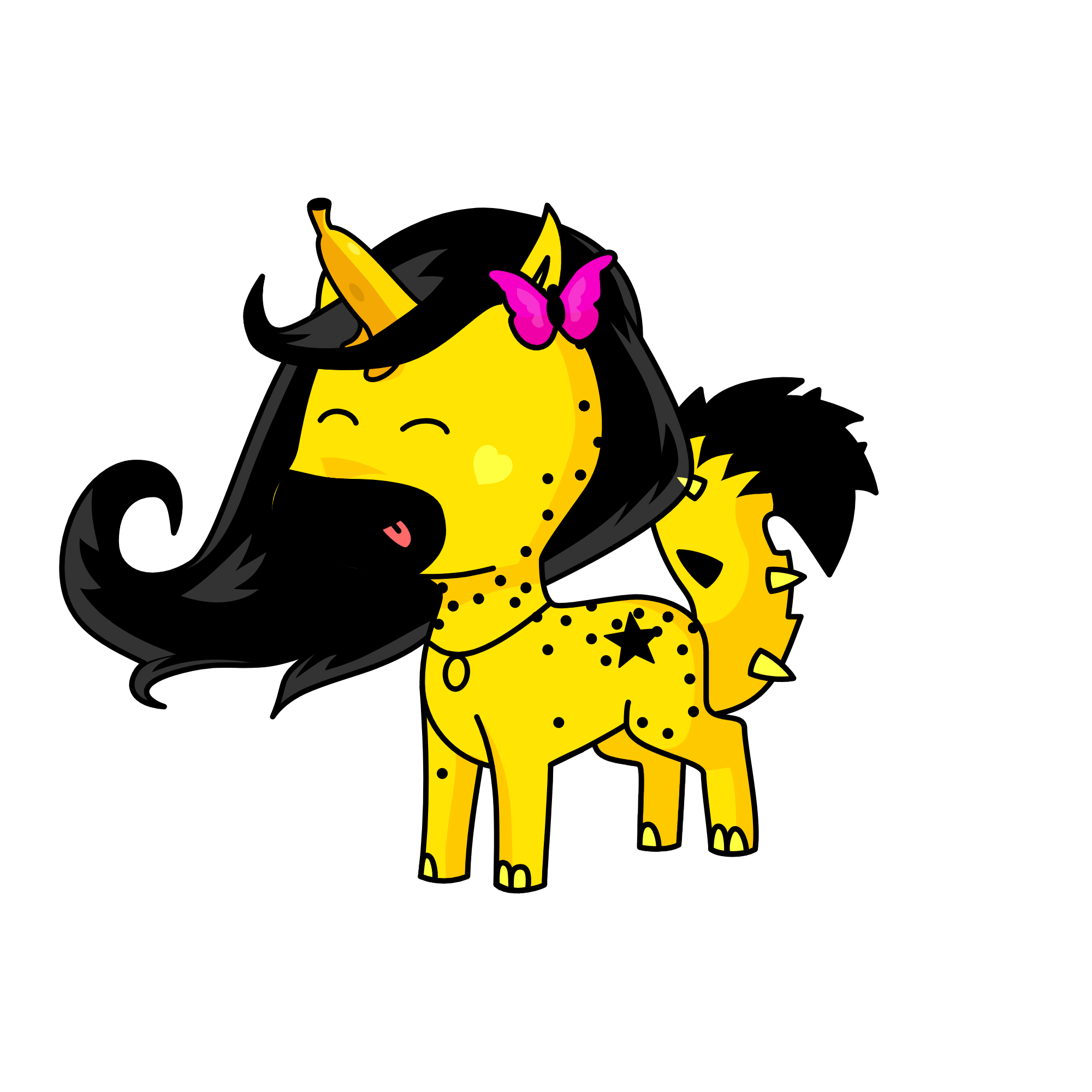 Banana, the unicorn