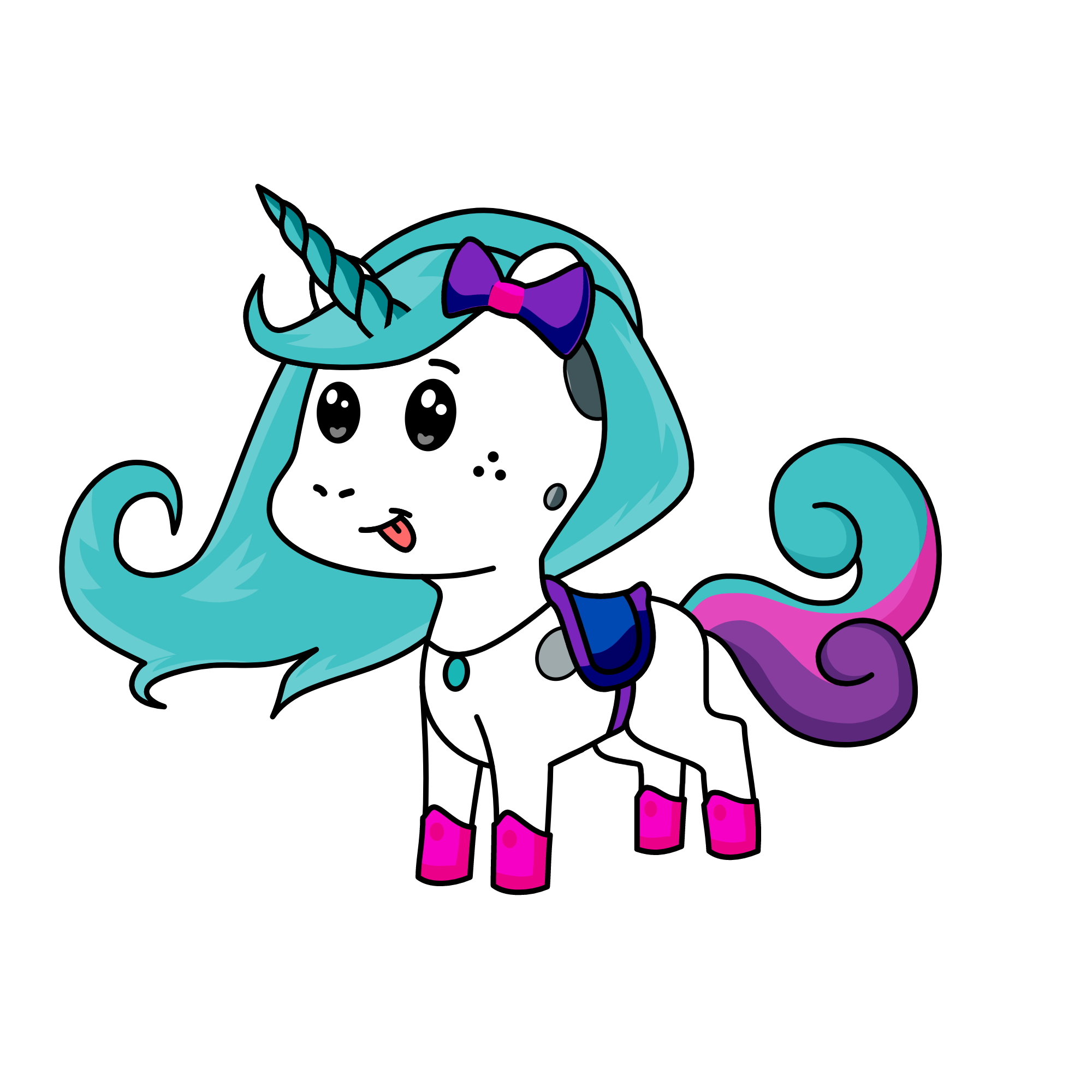 tealacorn, the unicorn
