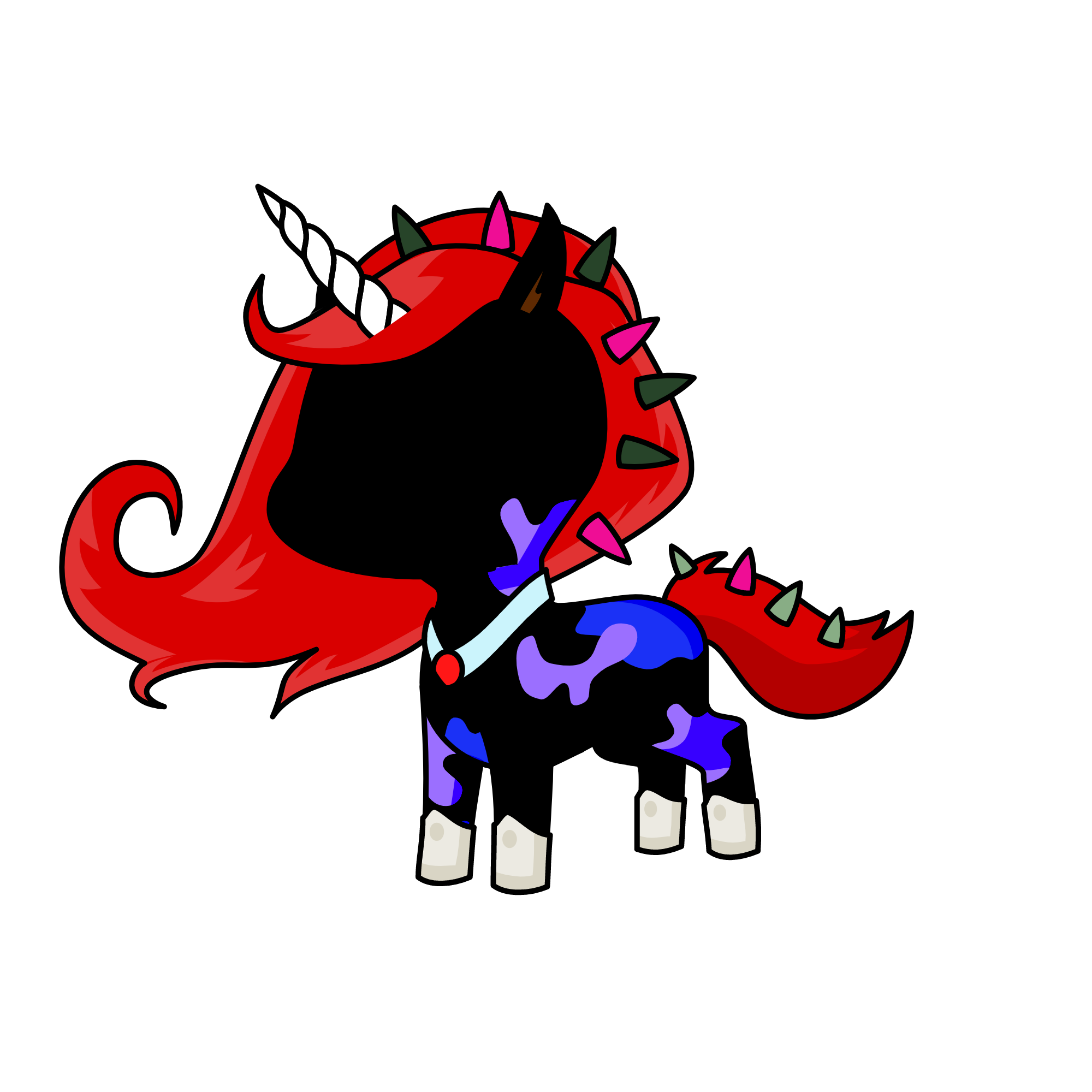 Raven, the unicorn
