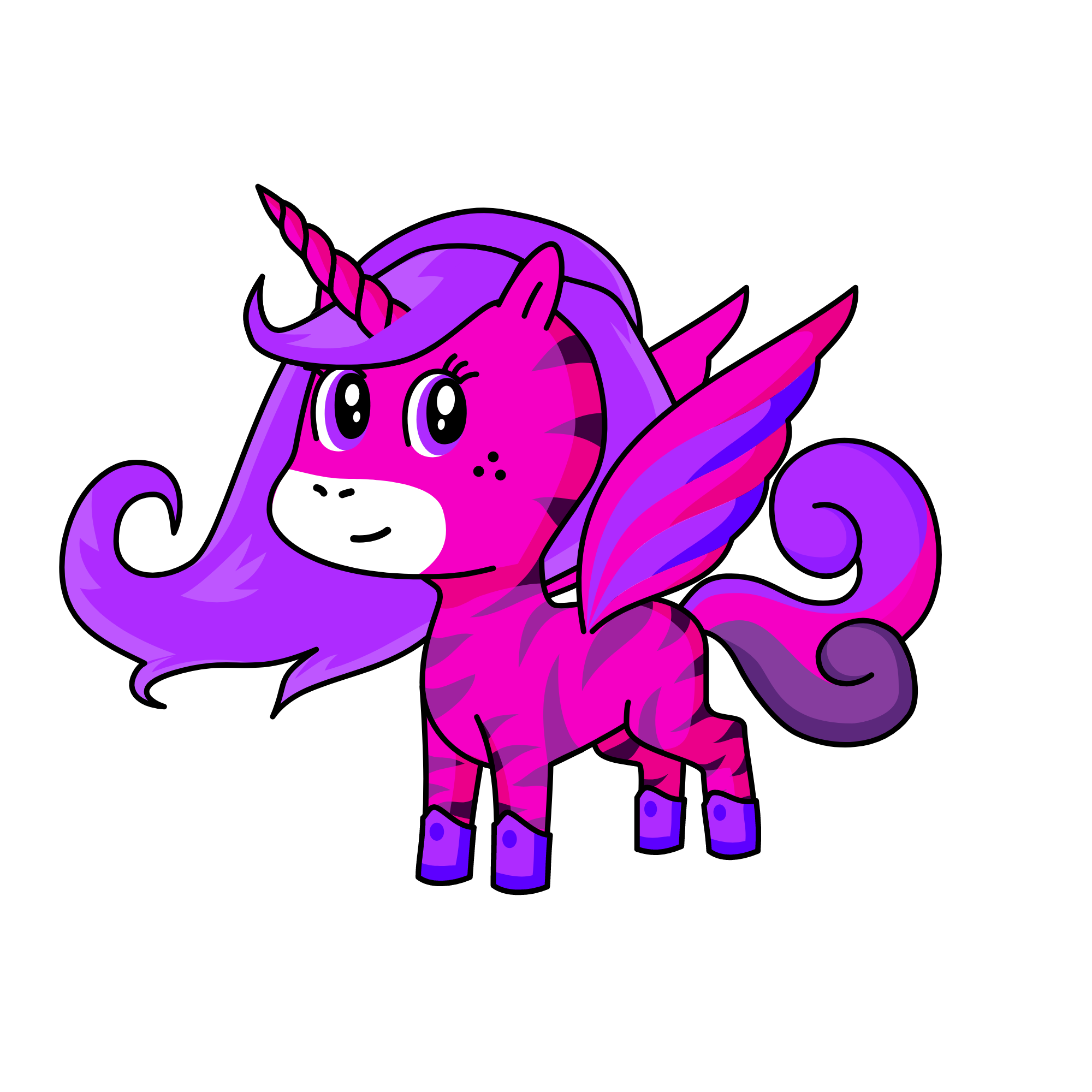 PİNKPURPLECORN, the unicorn