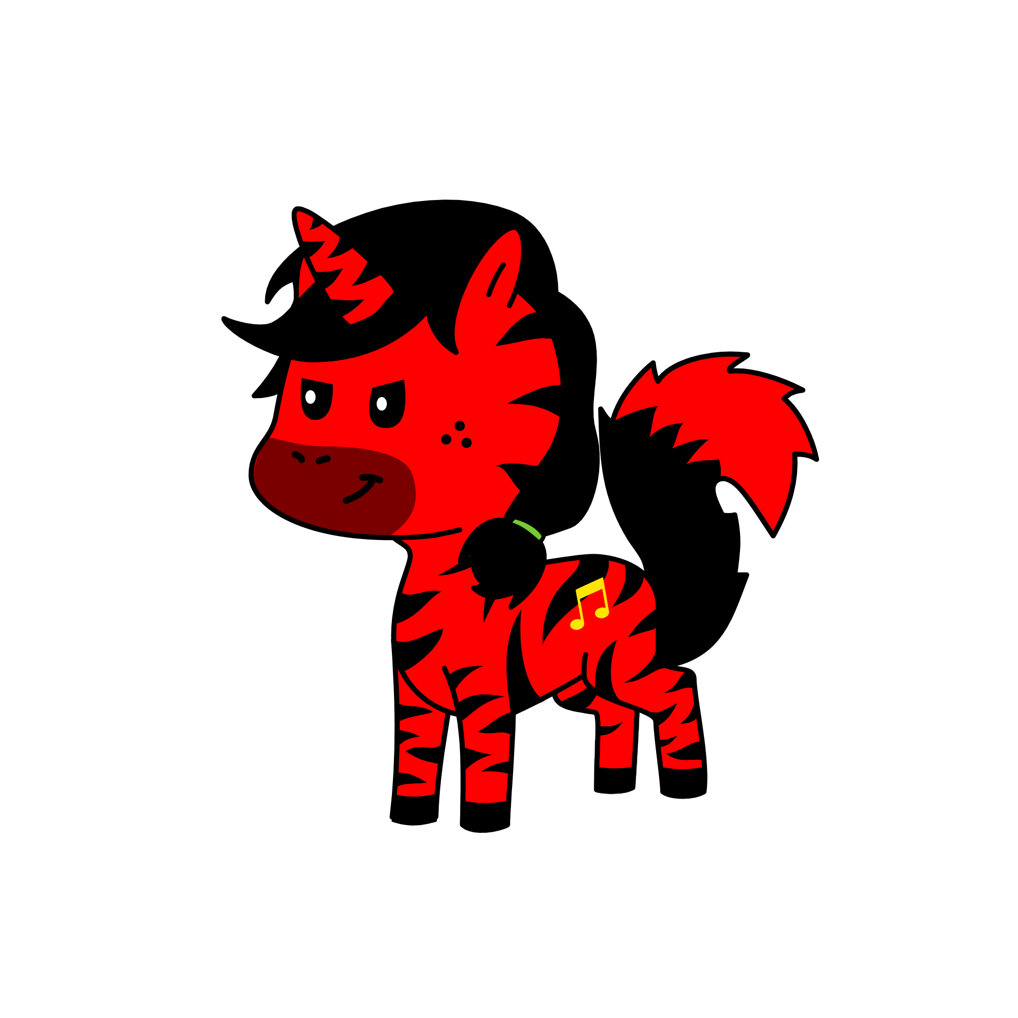tiger, the unicorn