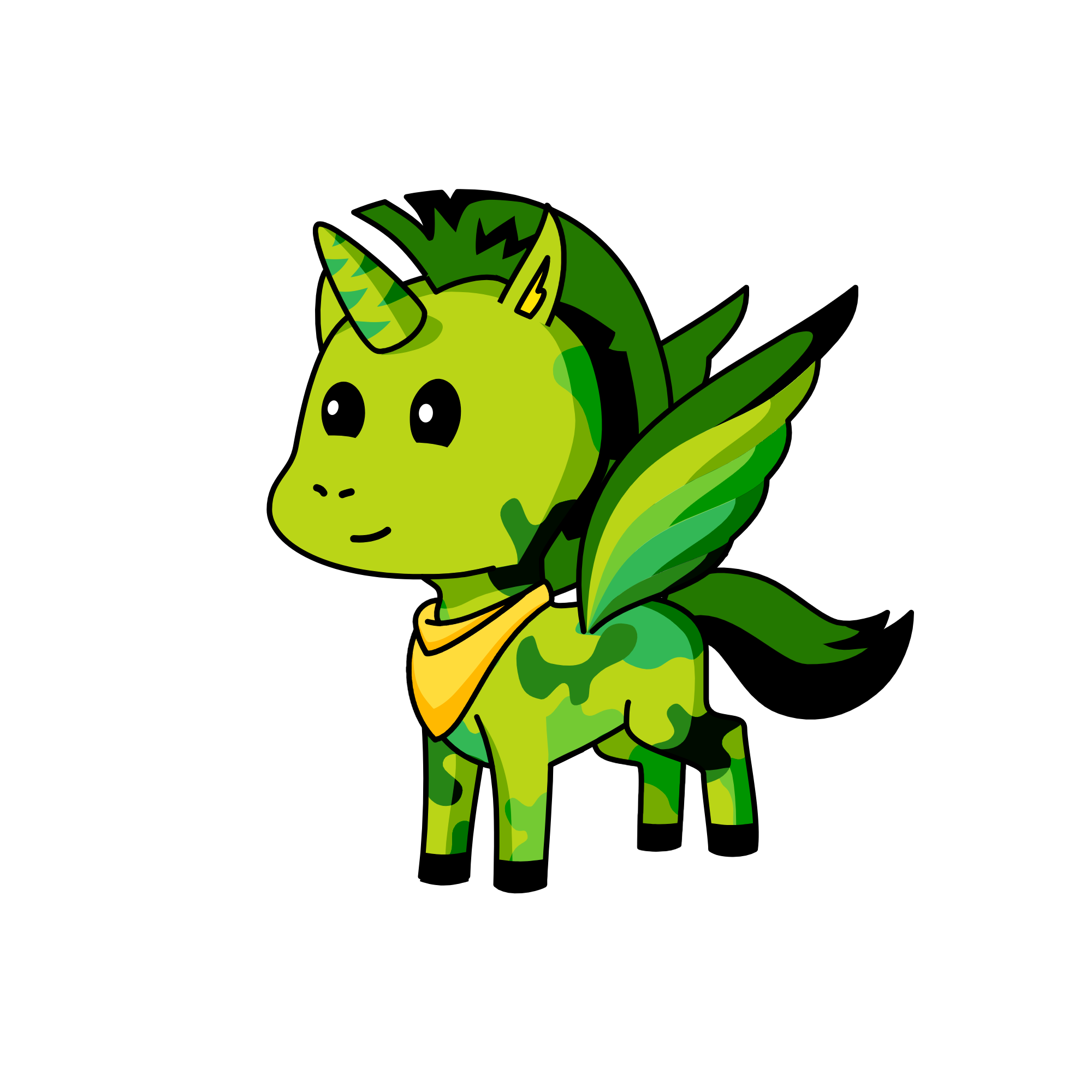 Camo, the unicorn