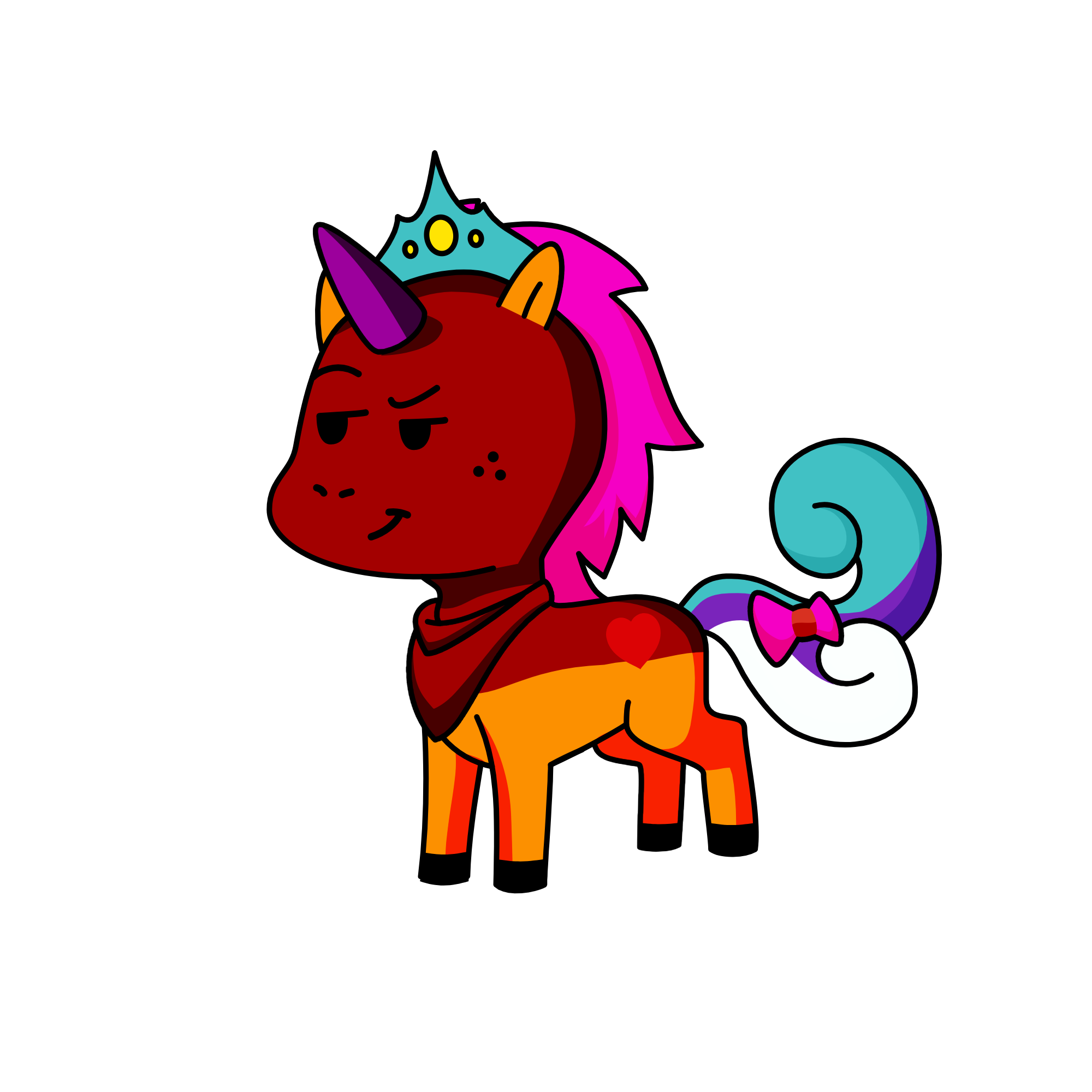 Brave, the unicorn