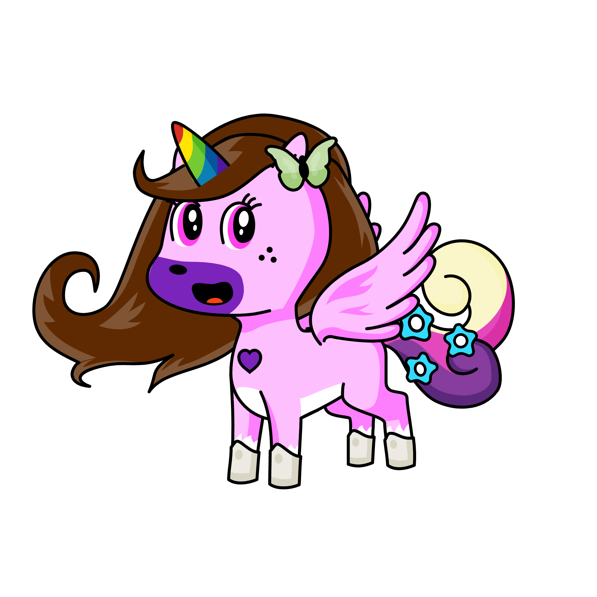 PEMBE KANAT, the unicorn