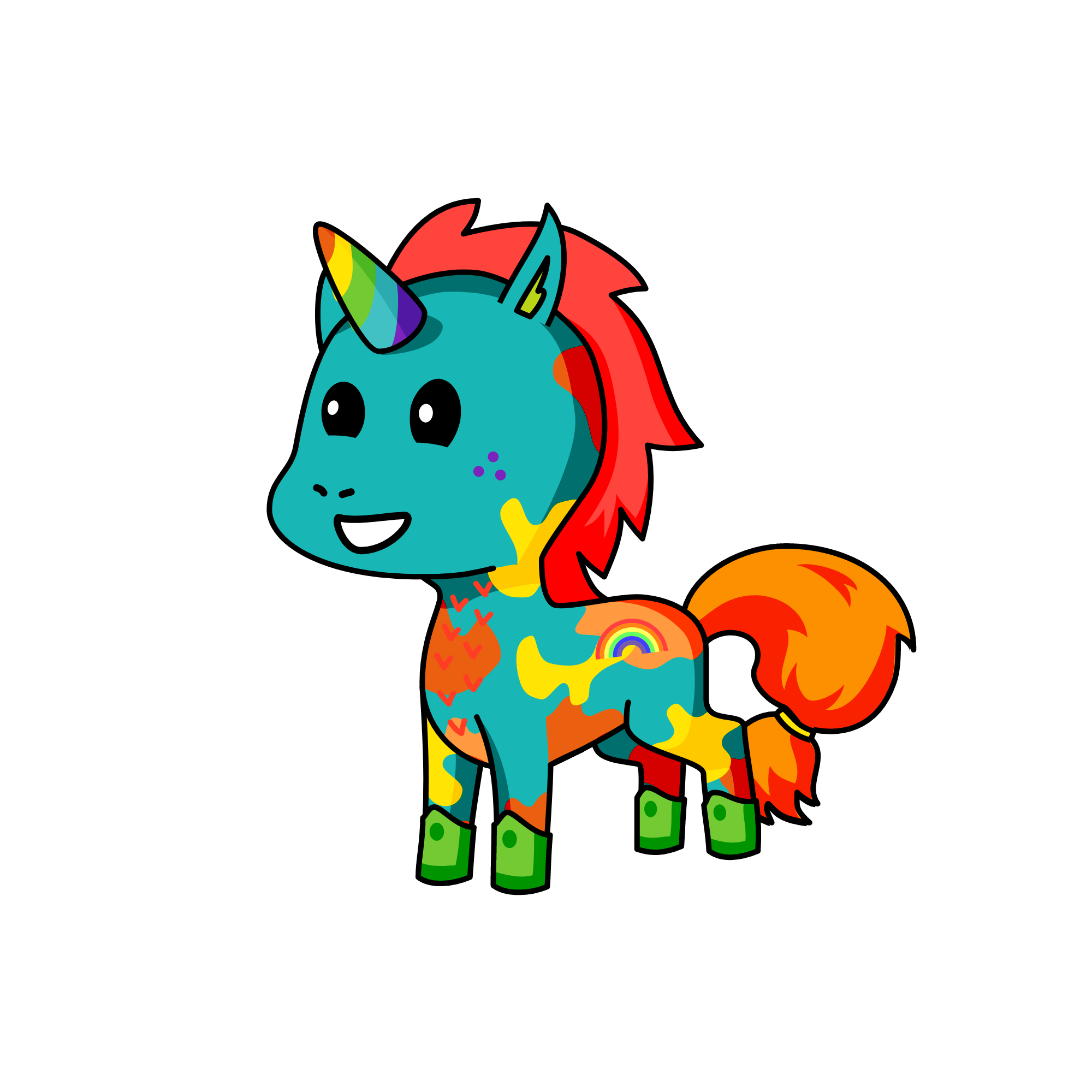 rinebow🌈, the unicorn
