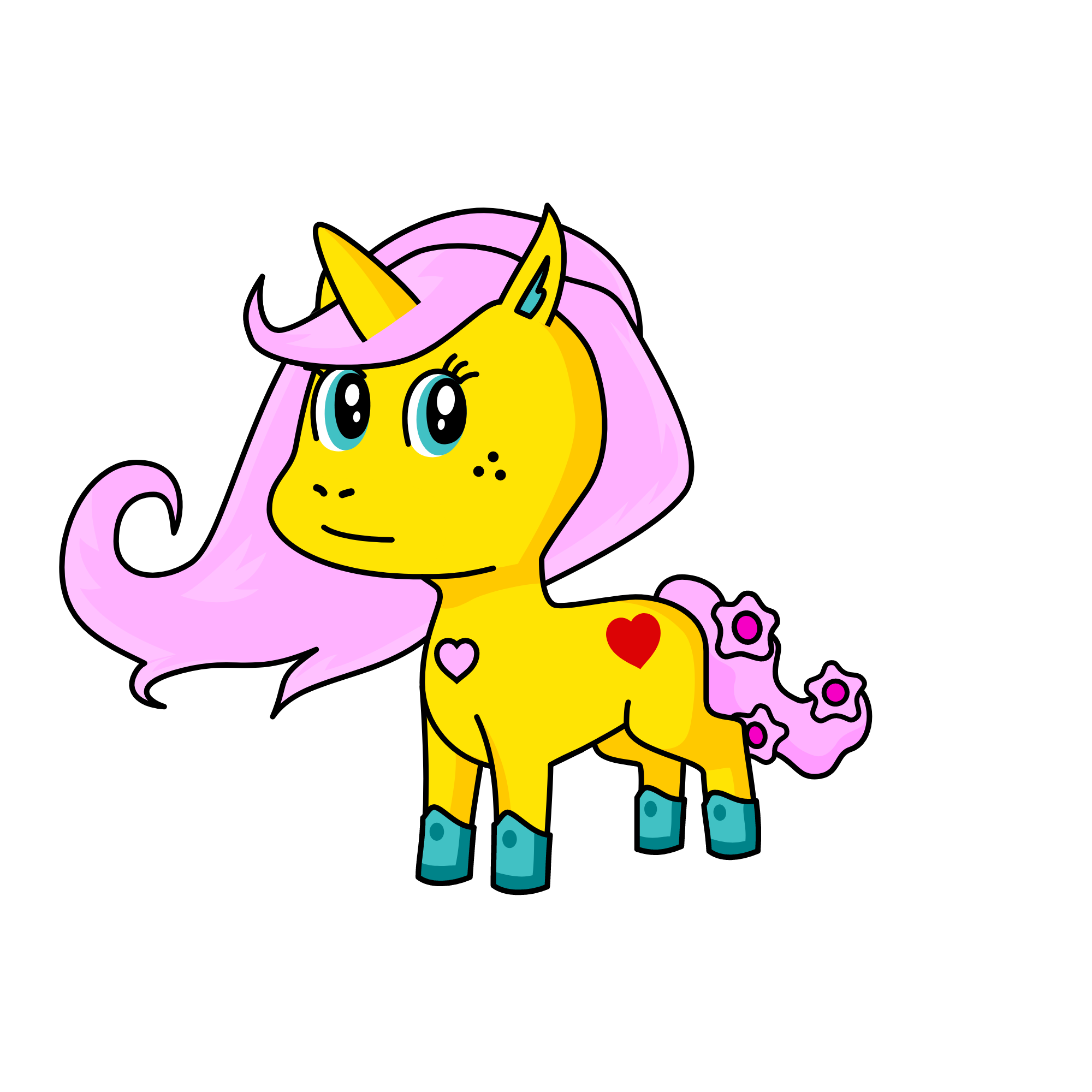 flutershy, the unicorn