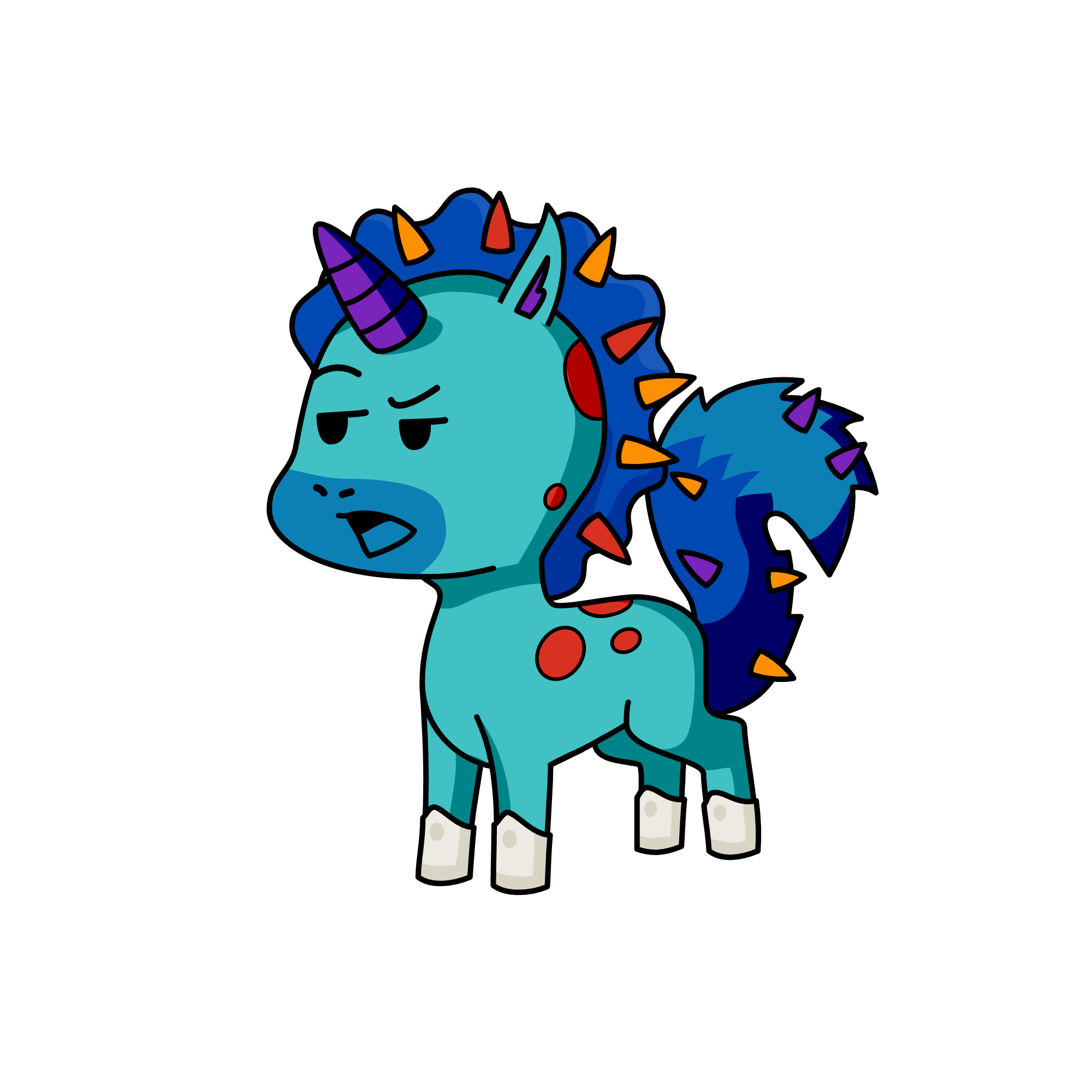 Dark, the unicorn