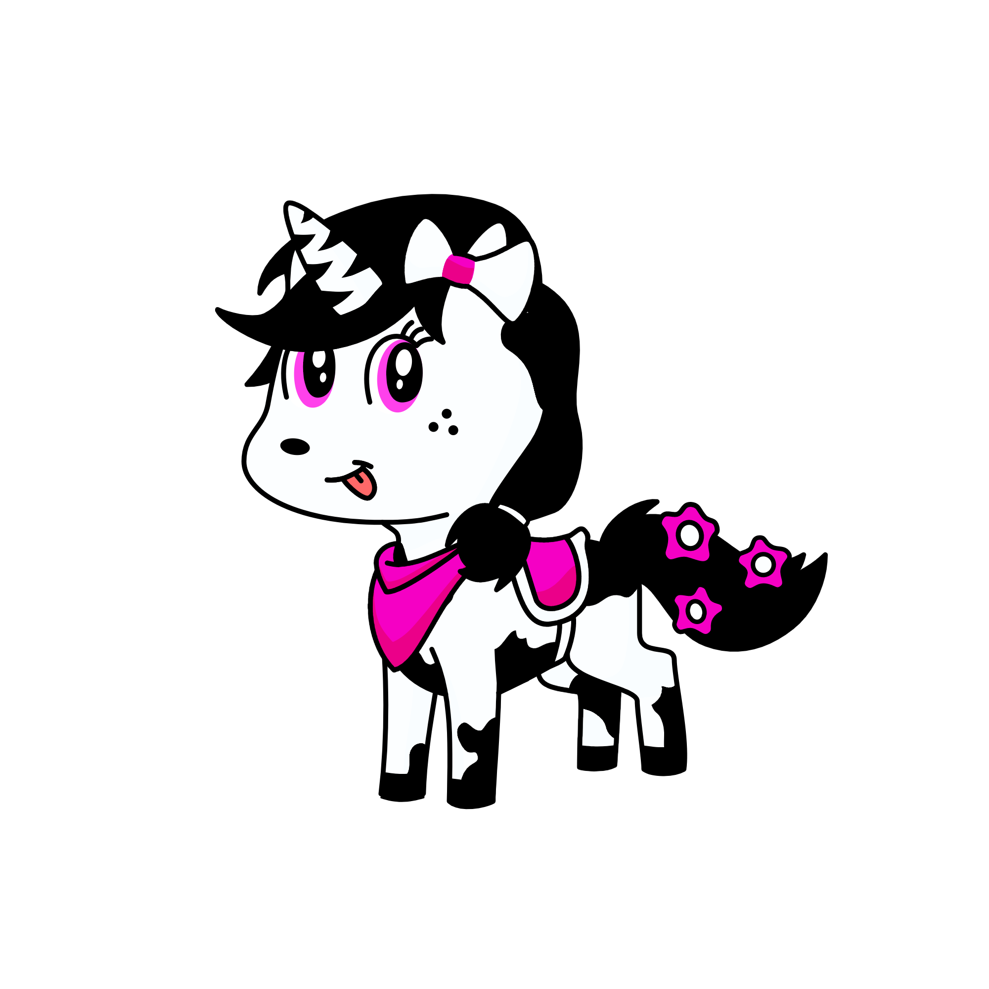 Vaquinha, the unicorn