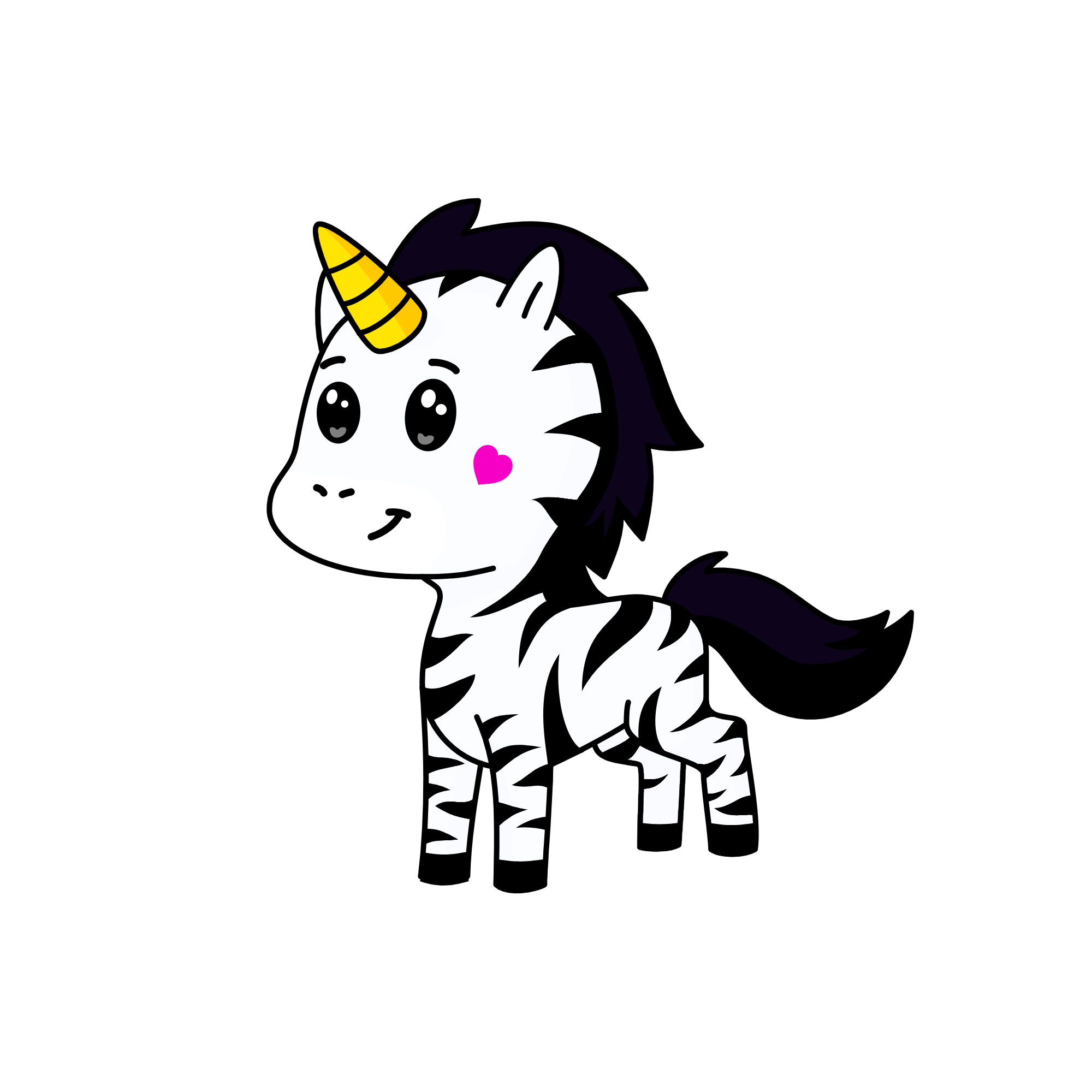 My zebra corn , the unicorn