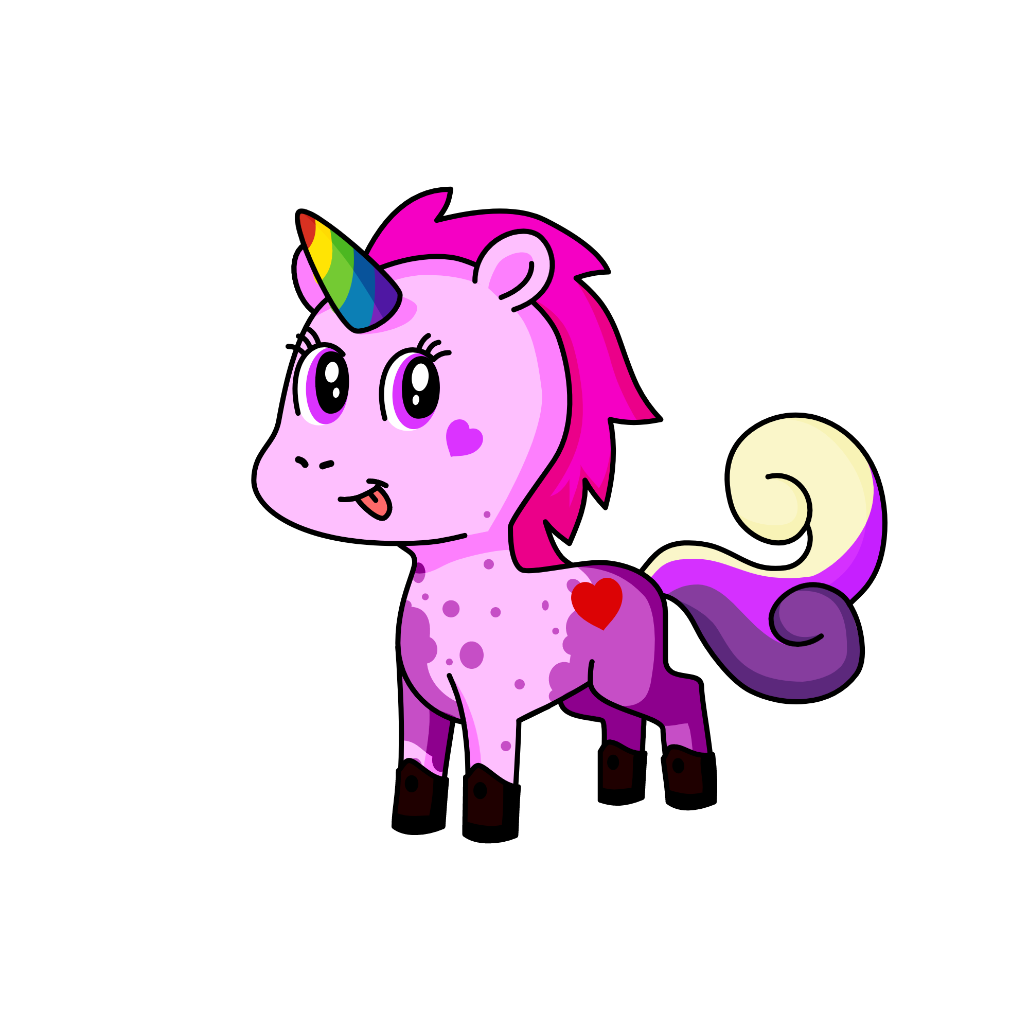 nube, the unicorn