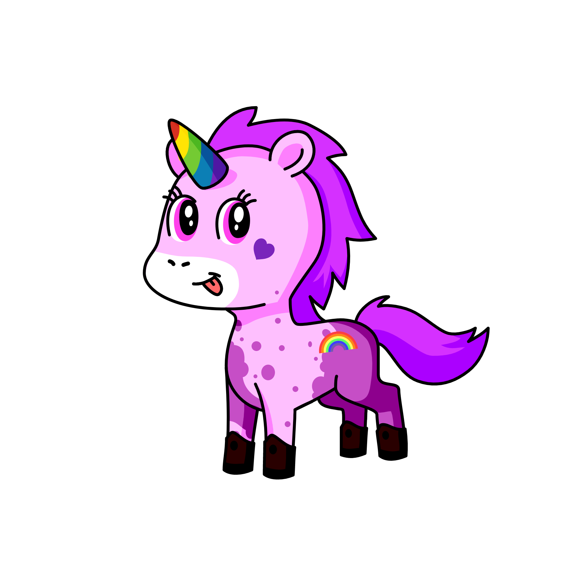 nube, the unicorn