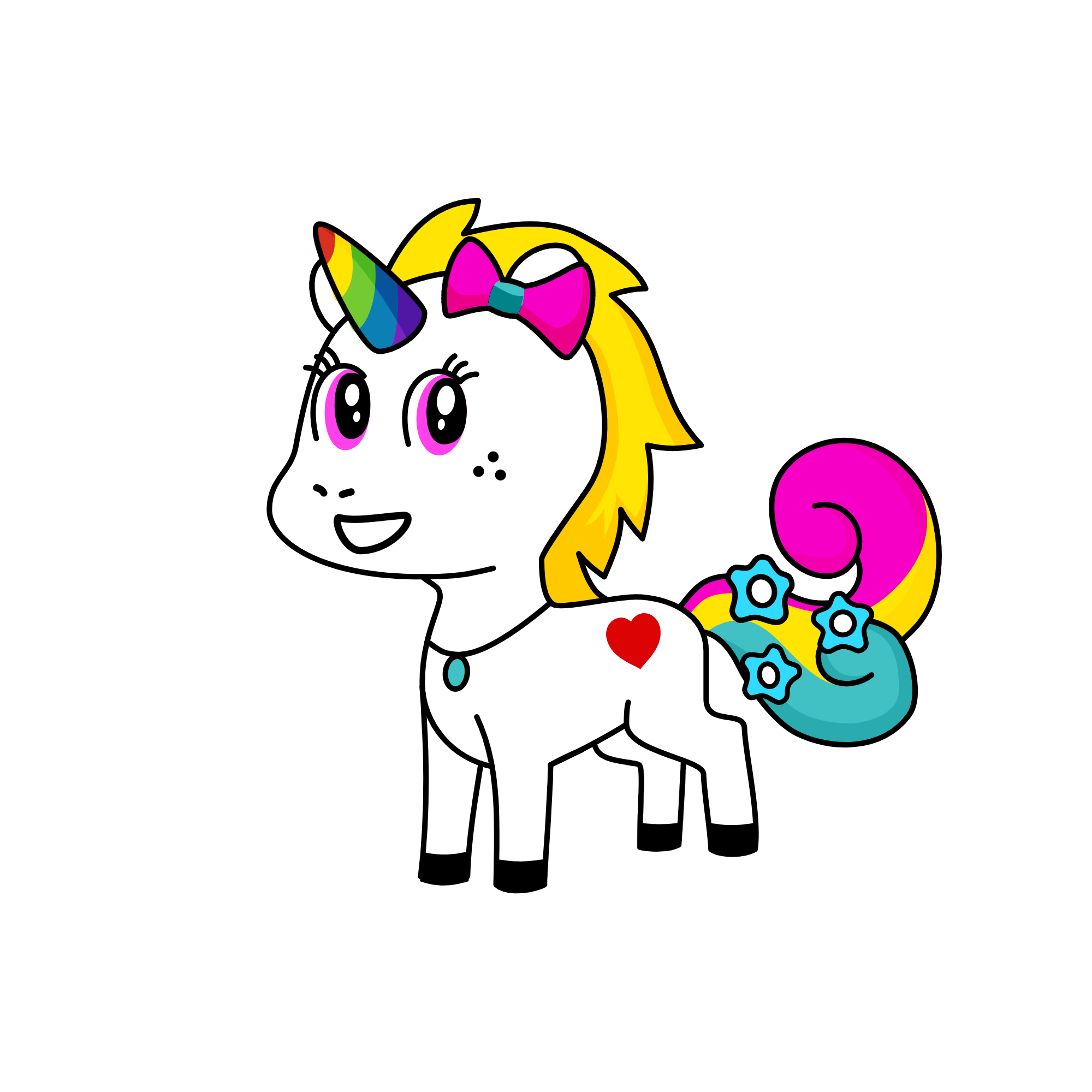 Buttercup, the unicorn