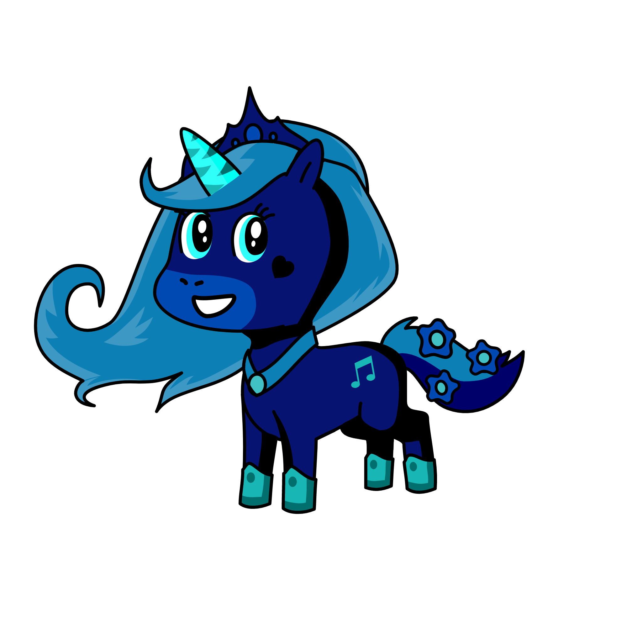 Princess Heart broken, the unicorn