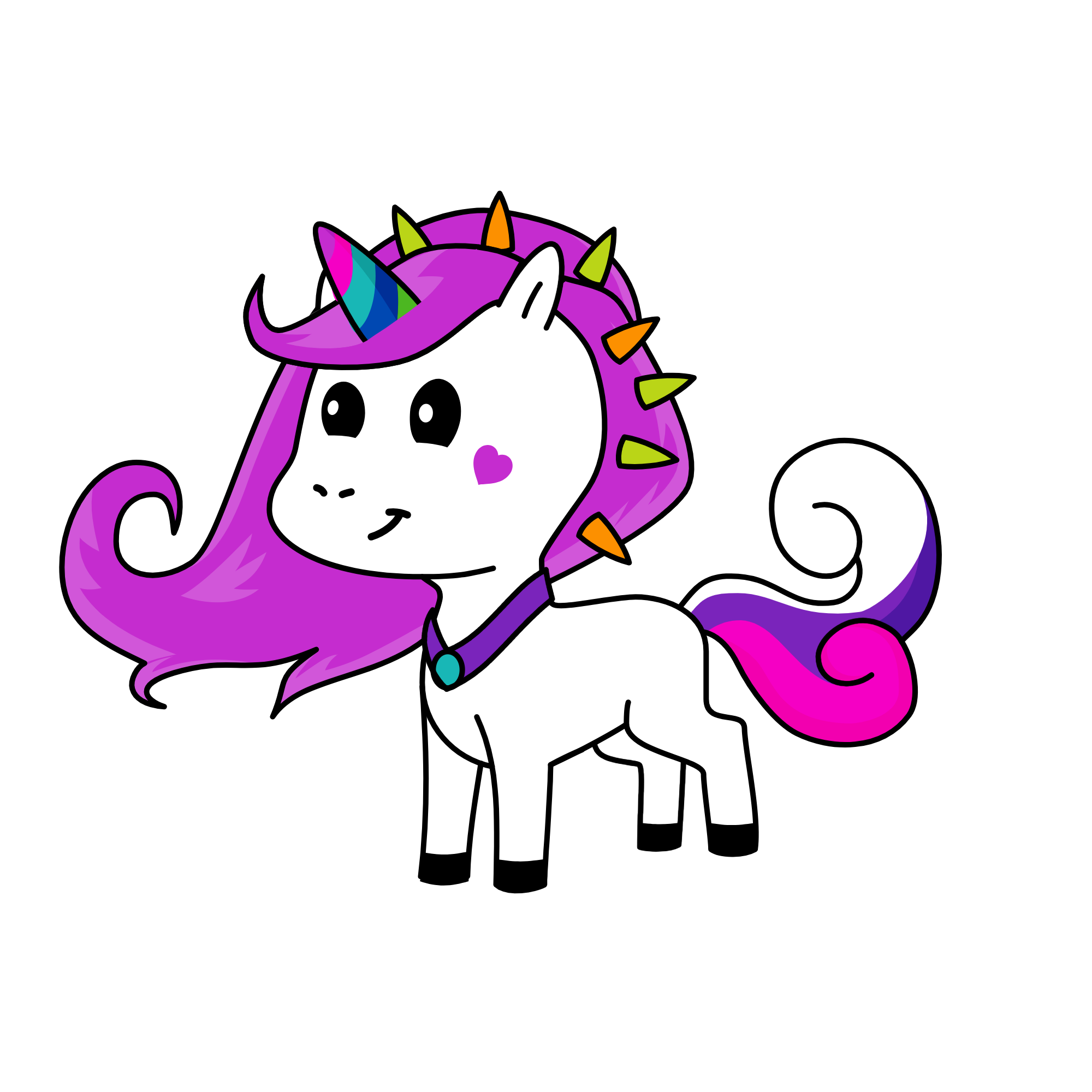 fox, the unicorn