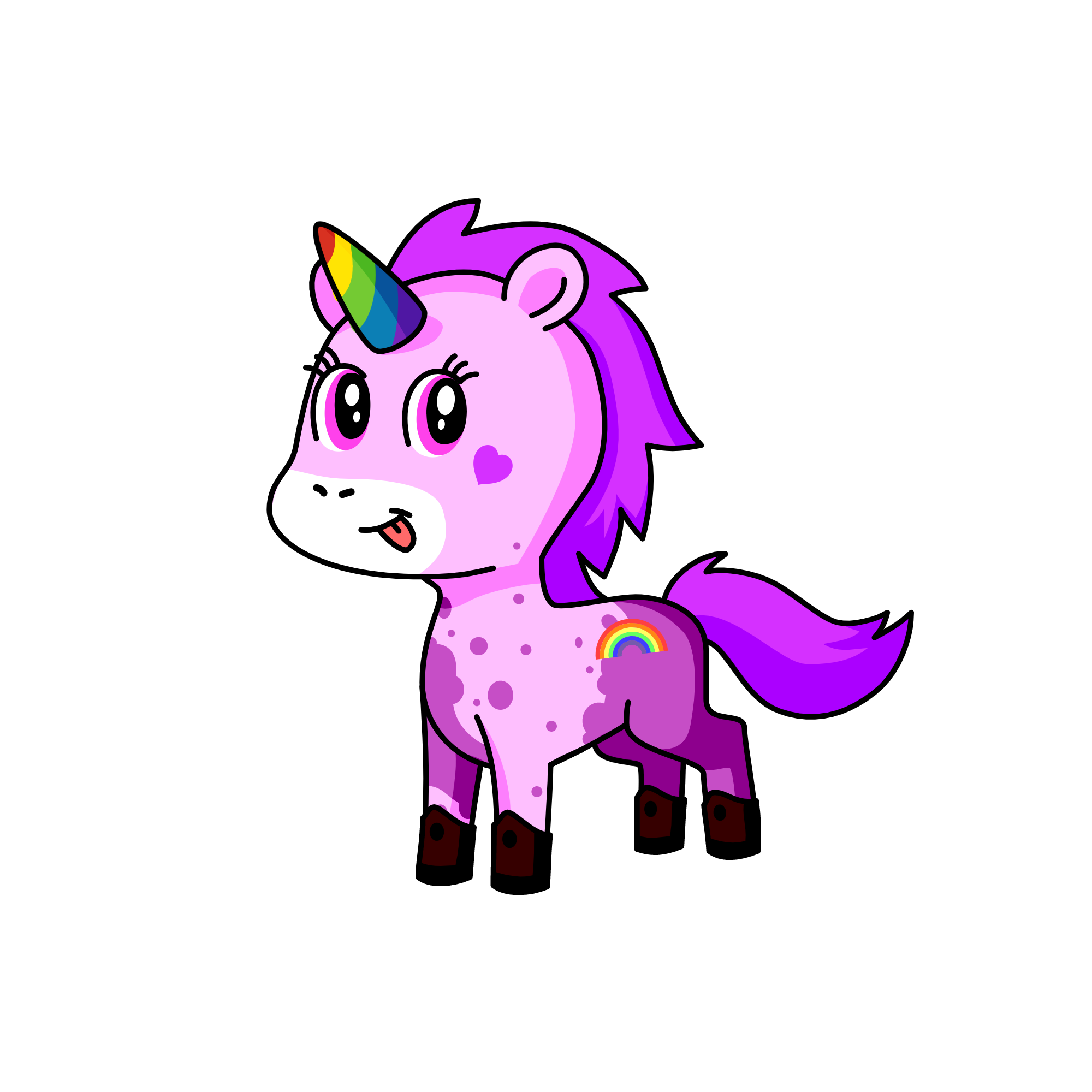 nube, the unicorn