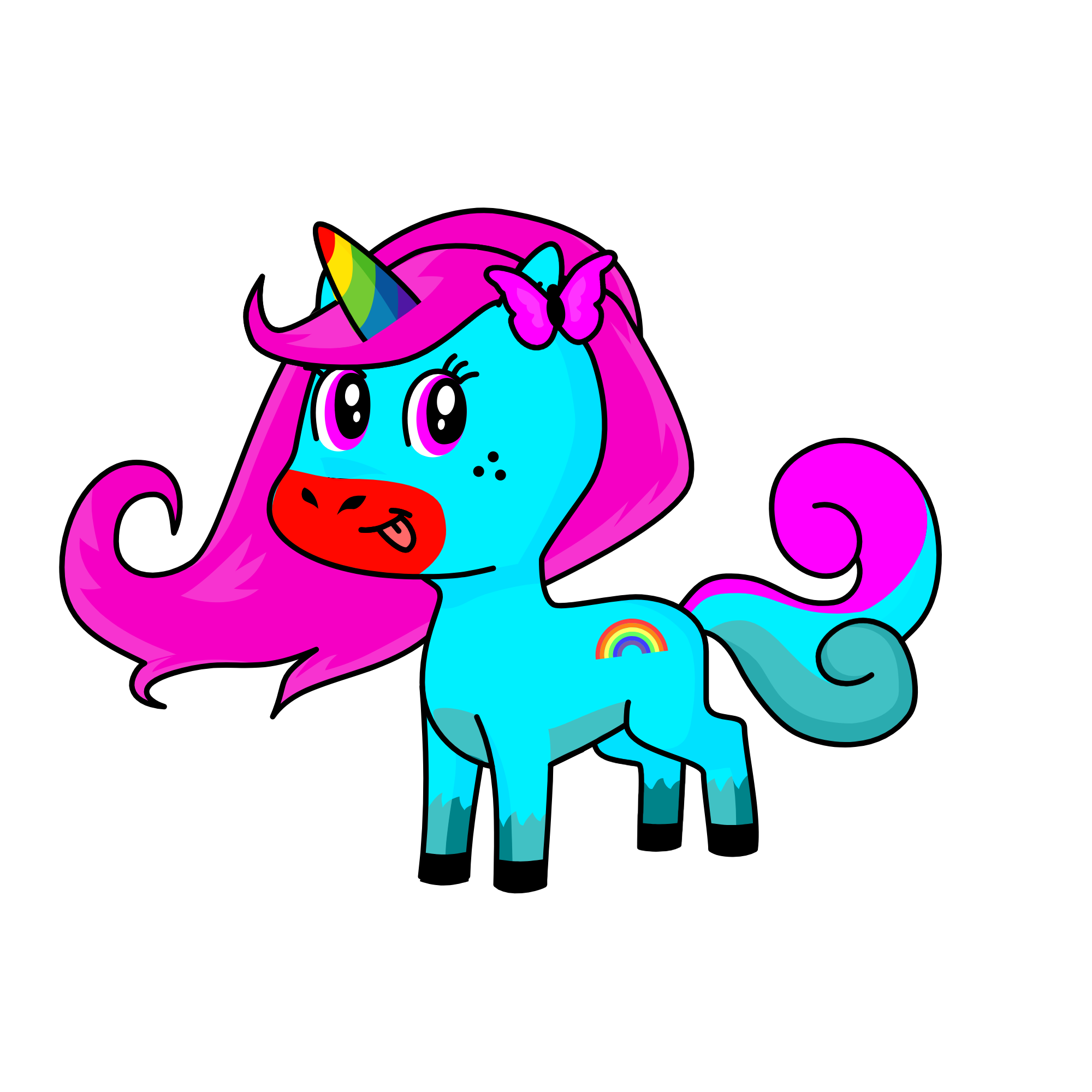 Cutie , the unicorn