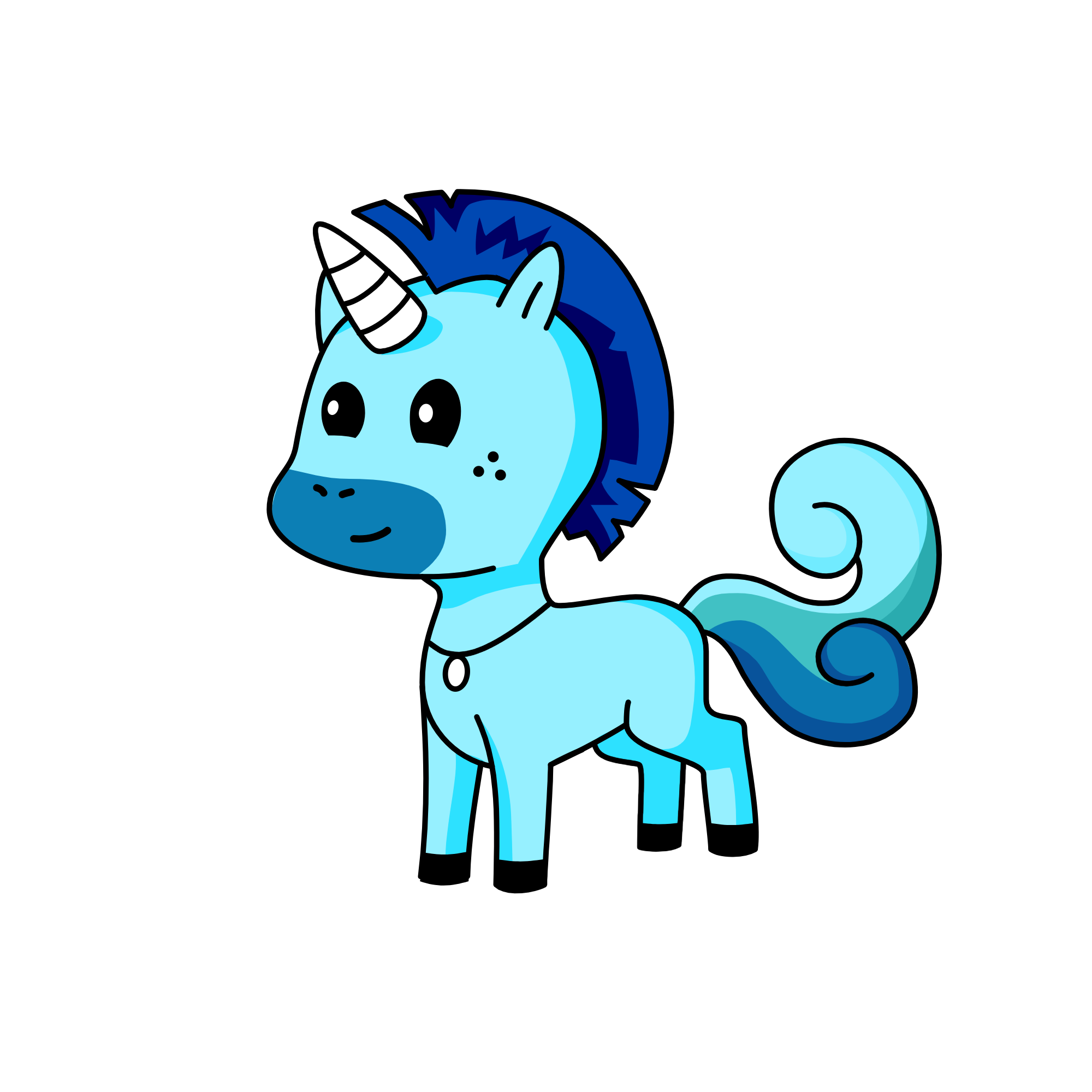 winter, the unicorn