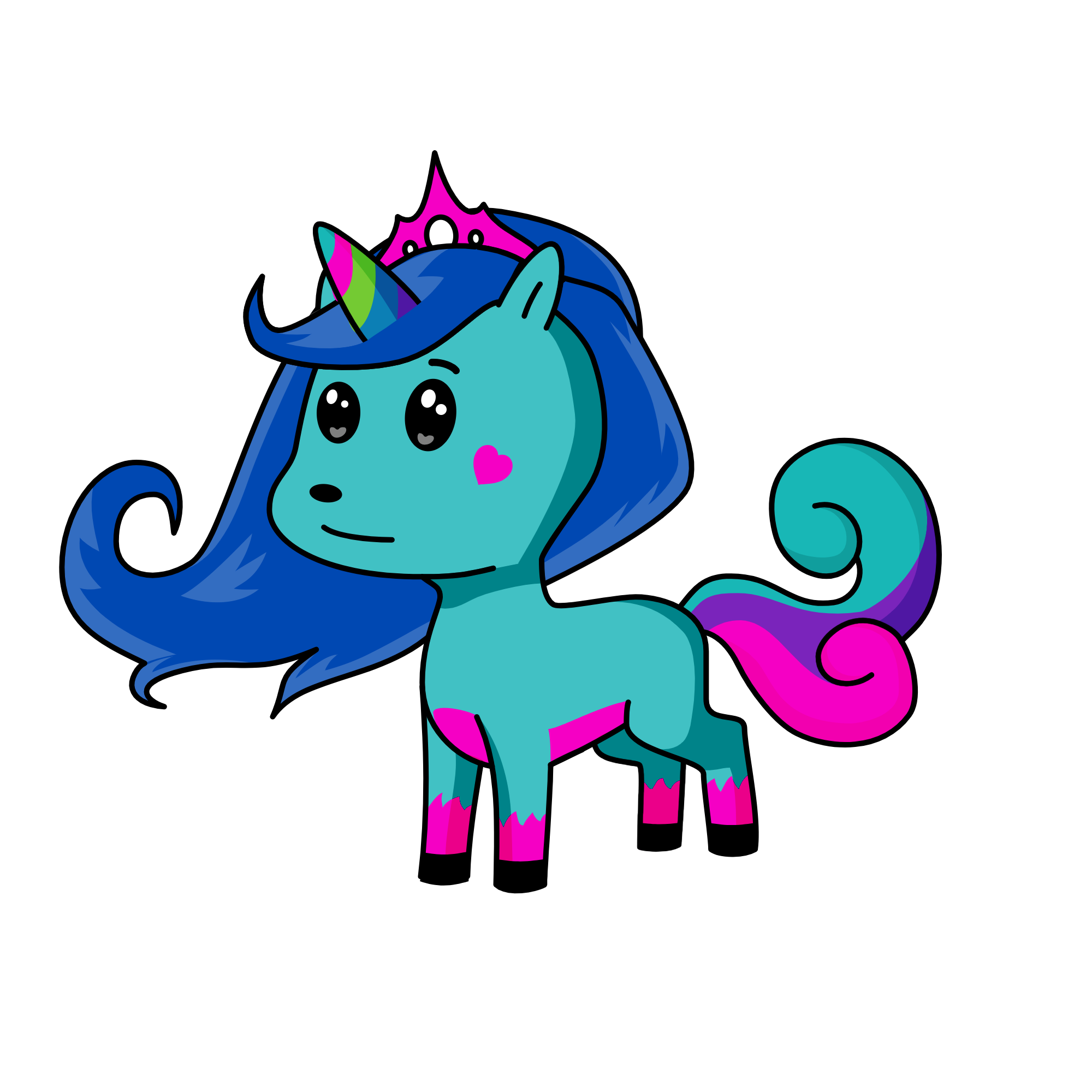rainbow, the unicorn