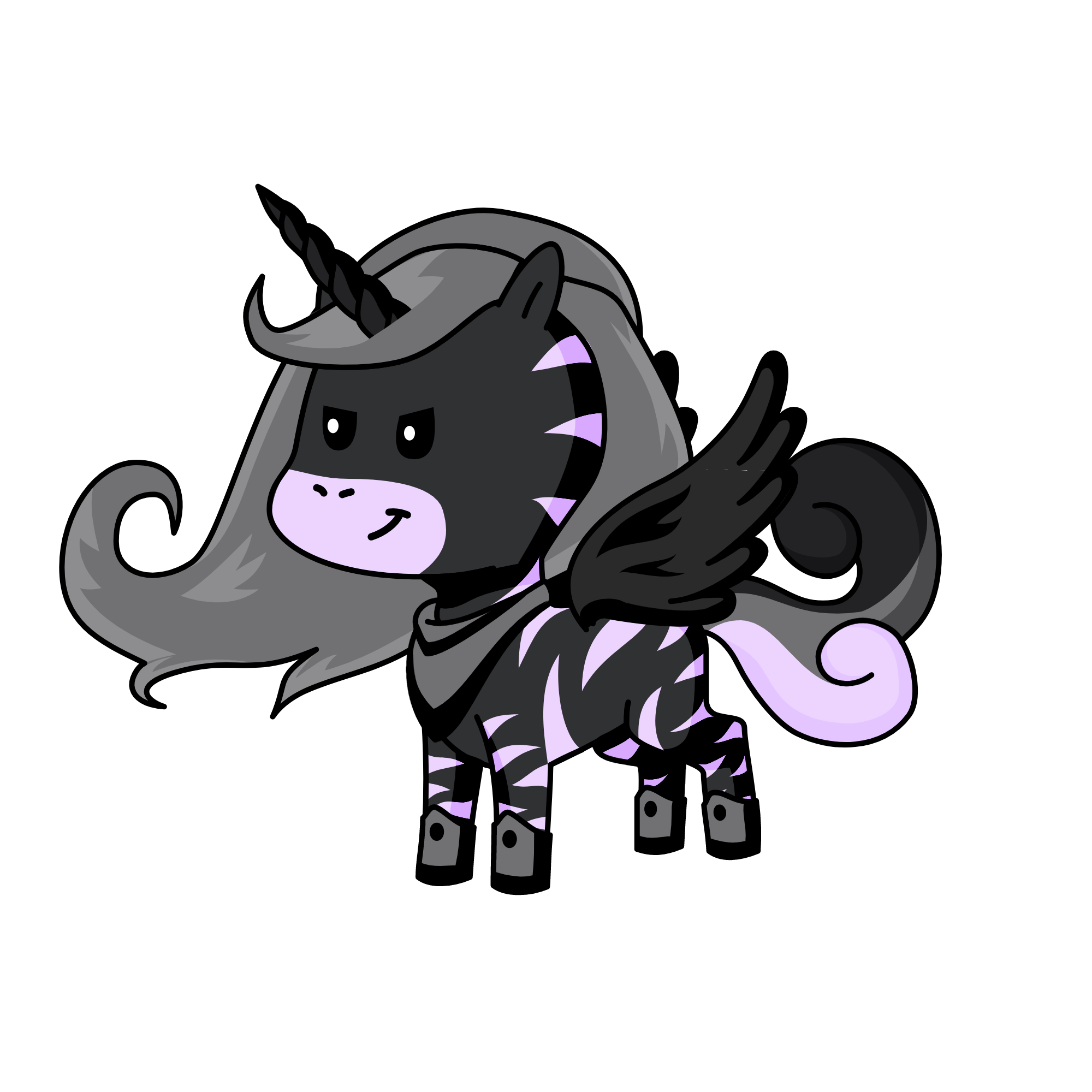 Black Flame, the unicorn